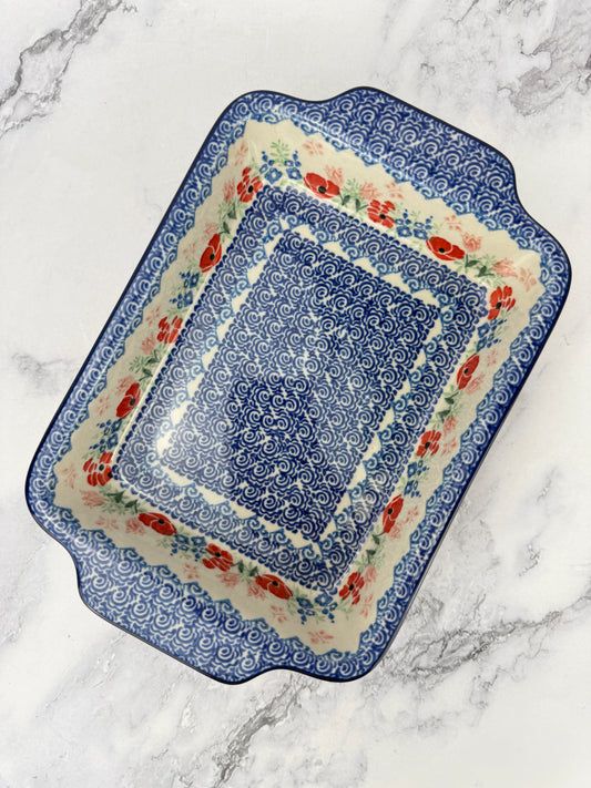 Rectangular Baker with Handles - Shape A84 - Pattern 3220