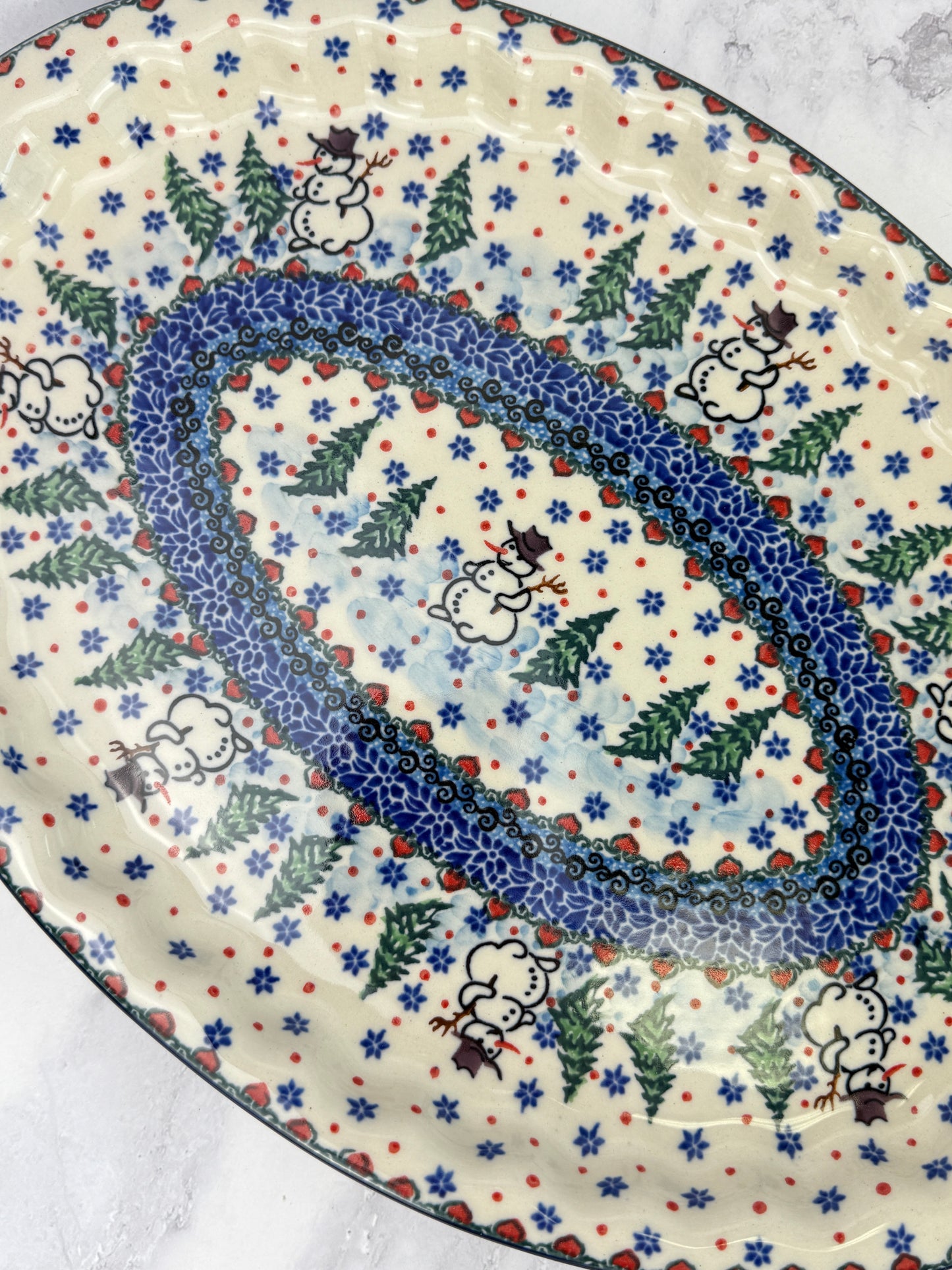 Unikat Oval Platter - Shape 614 - Pattern U4661