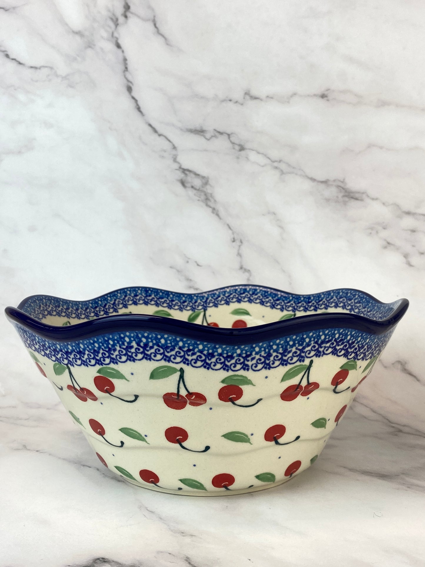 Large Wavy Serving Bowl - Shape 692 - Pattern 2715