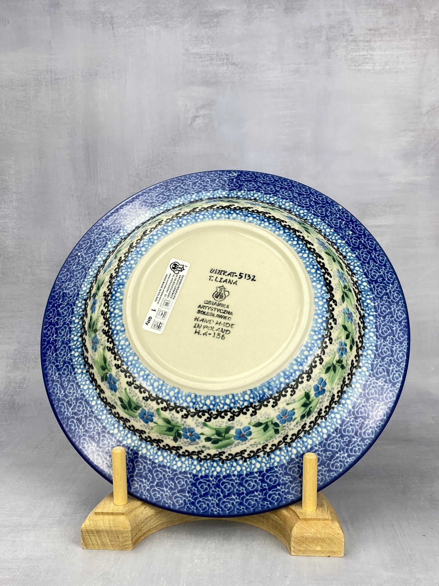 Unikat Soup / Pasta Plate - Shape 14 - Pattern U5132