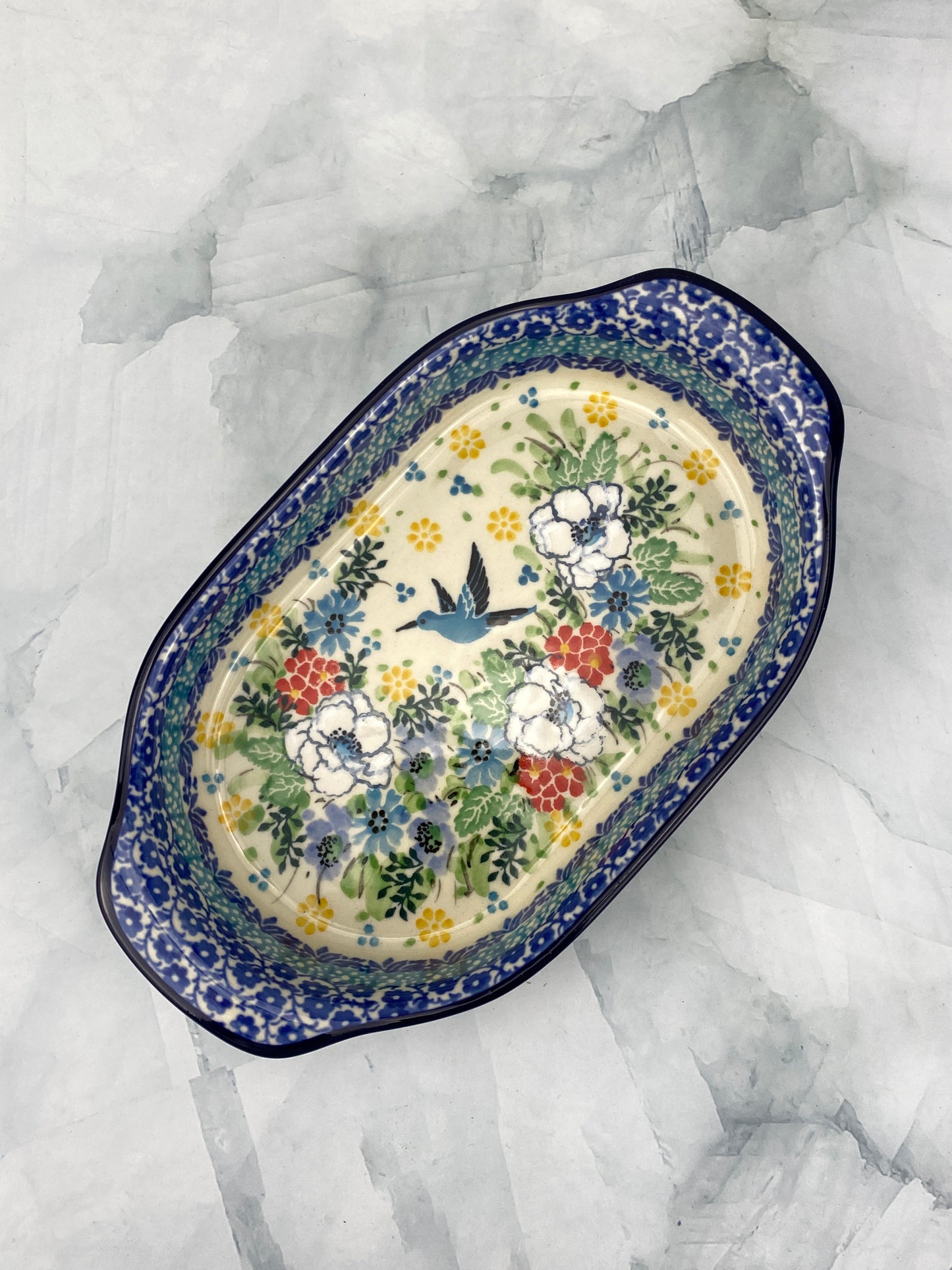 Small Unikat Oval Baker - Shape 146 - Pattern U5155