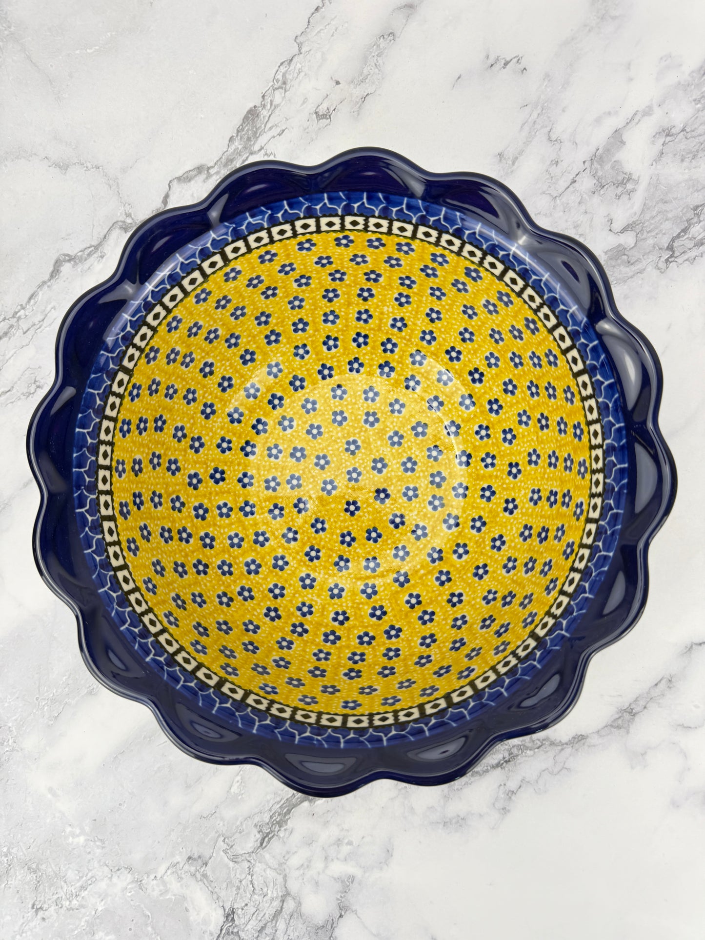 Large Ruffled Bowl - Shape 628 - Pattern 859