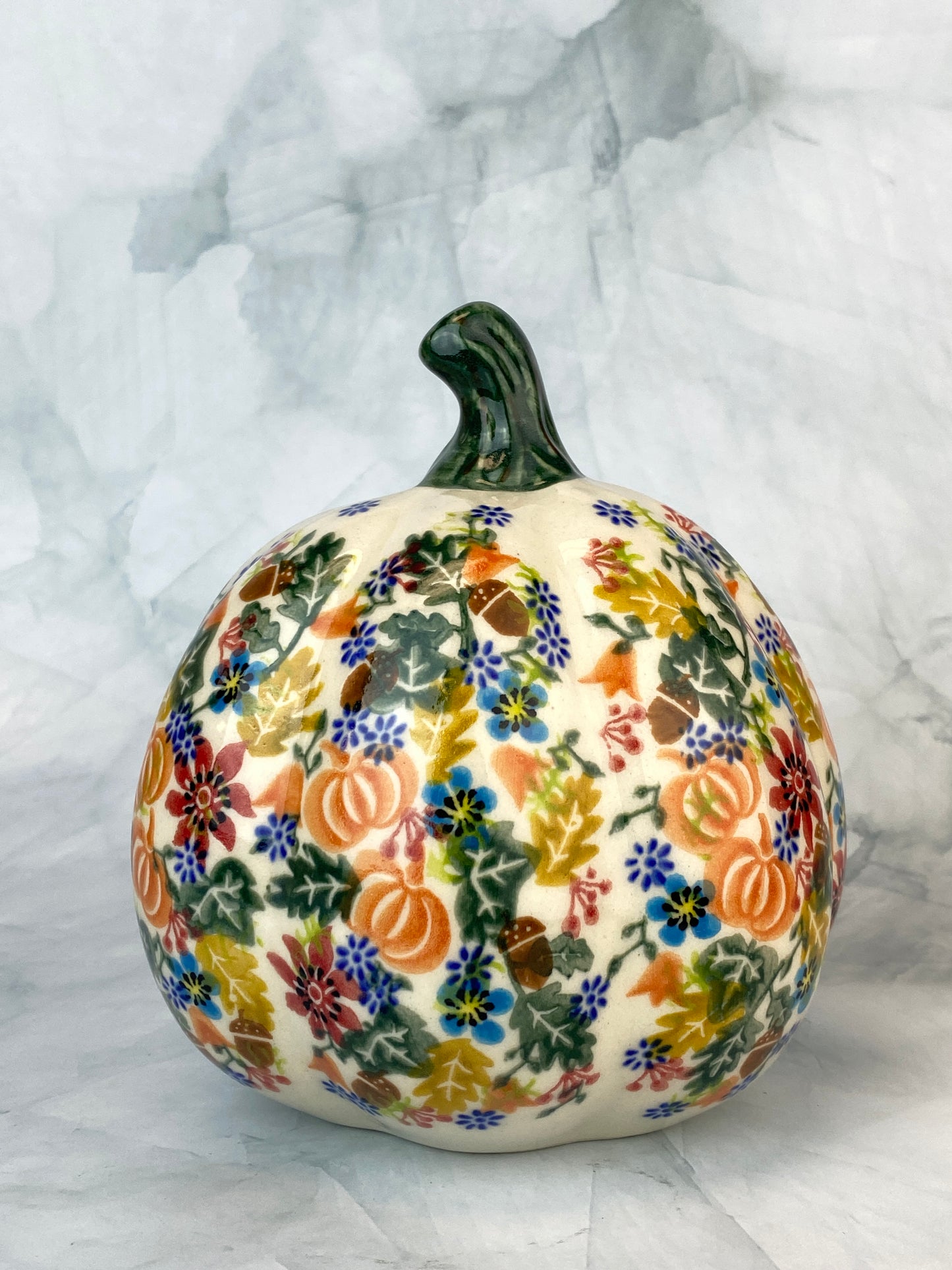 Vena Gourd - Floral Pumpkin Patch