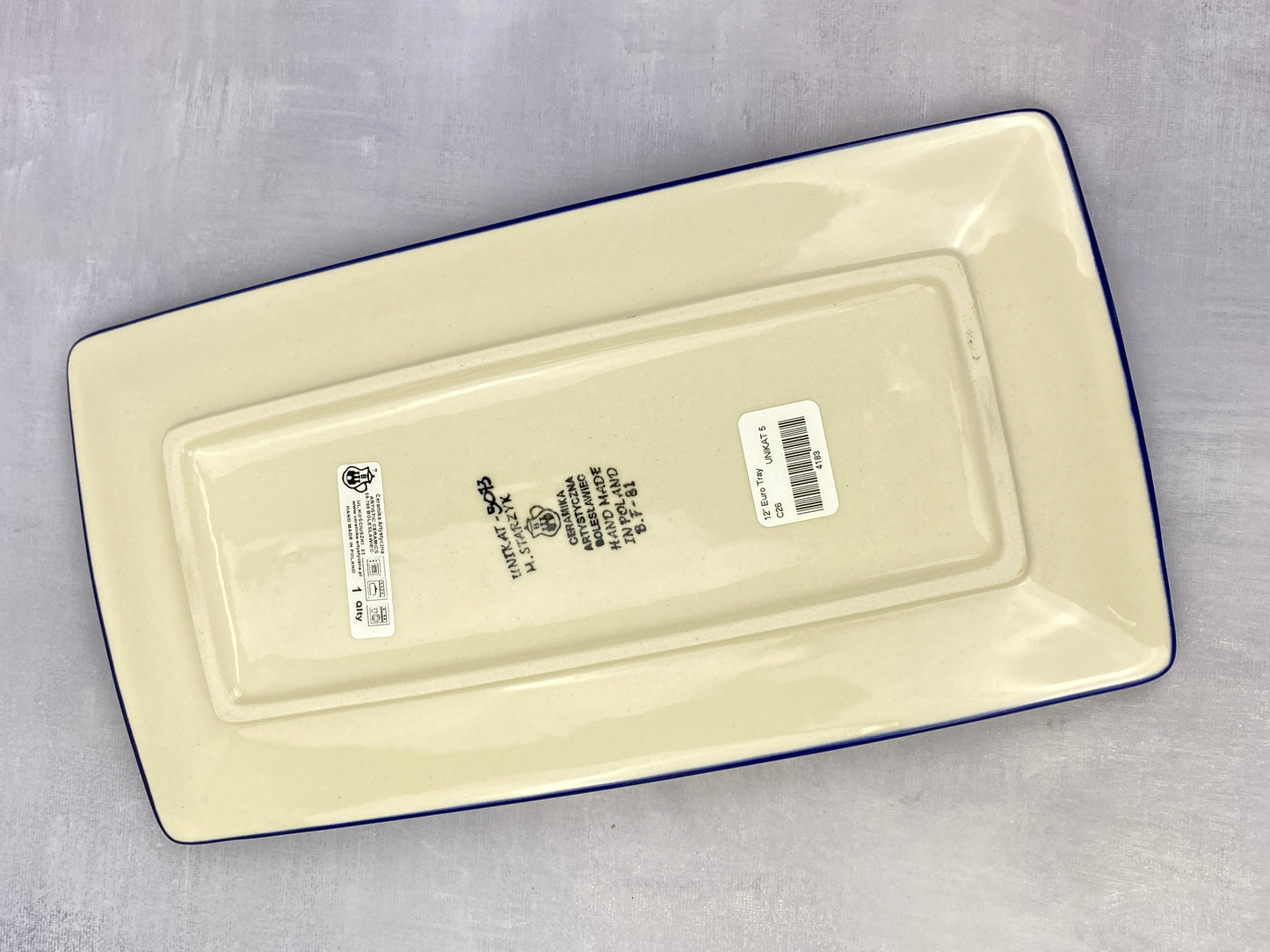 Rectangular Unikat Tray - Shape C26 - Pattern U5073