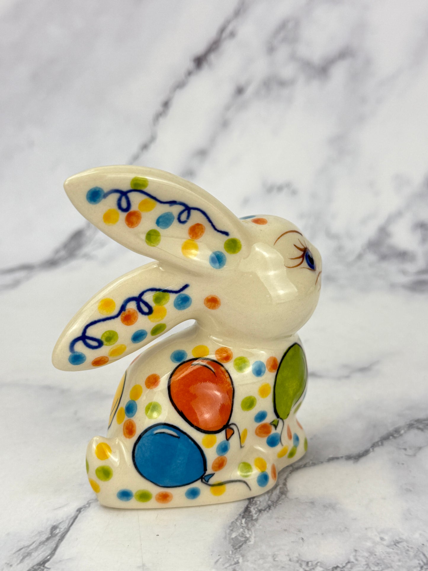 SALE Bunny Figurine - Shape V412 - Dark Bear