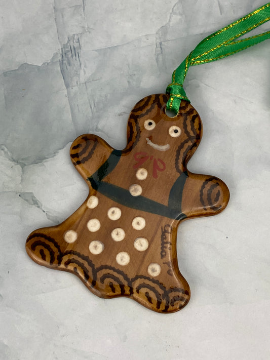 Galia Gingerbread Ornament - Suspenders