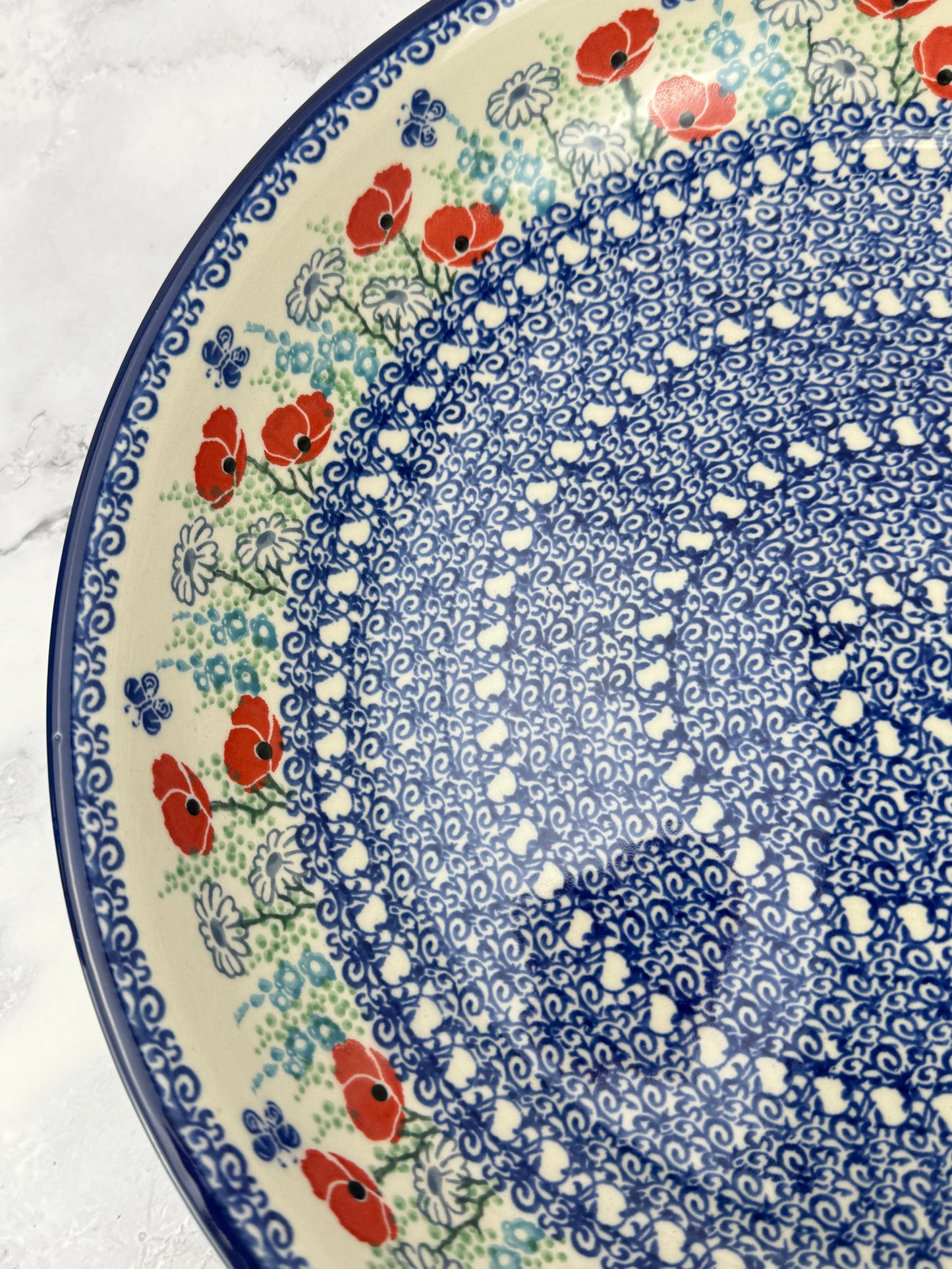 Pasta Server / Wide Shallow Bowl - Shape 115 - Pattern 2901