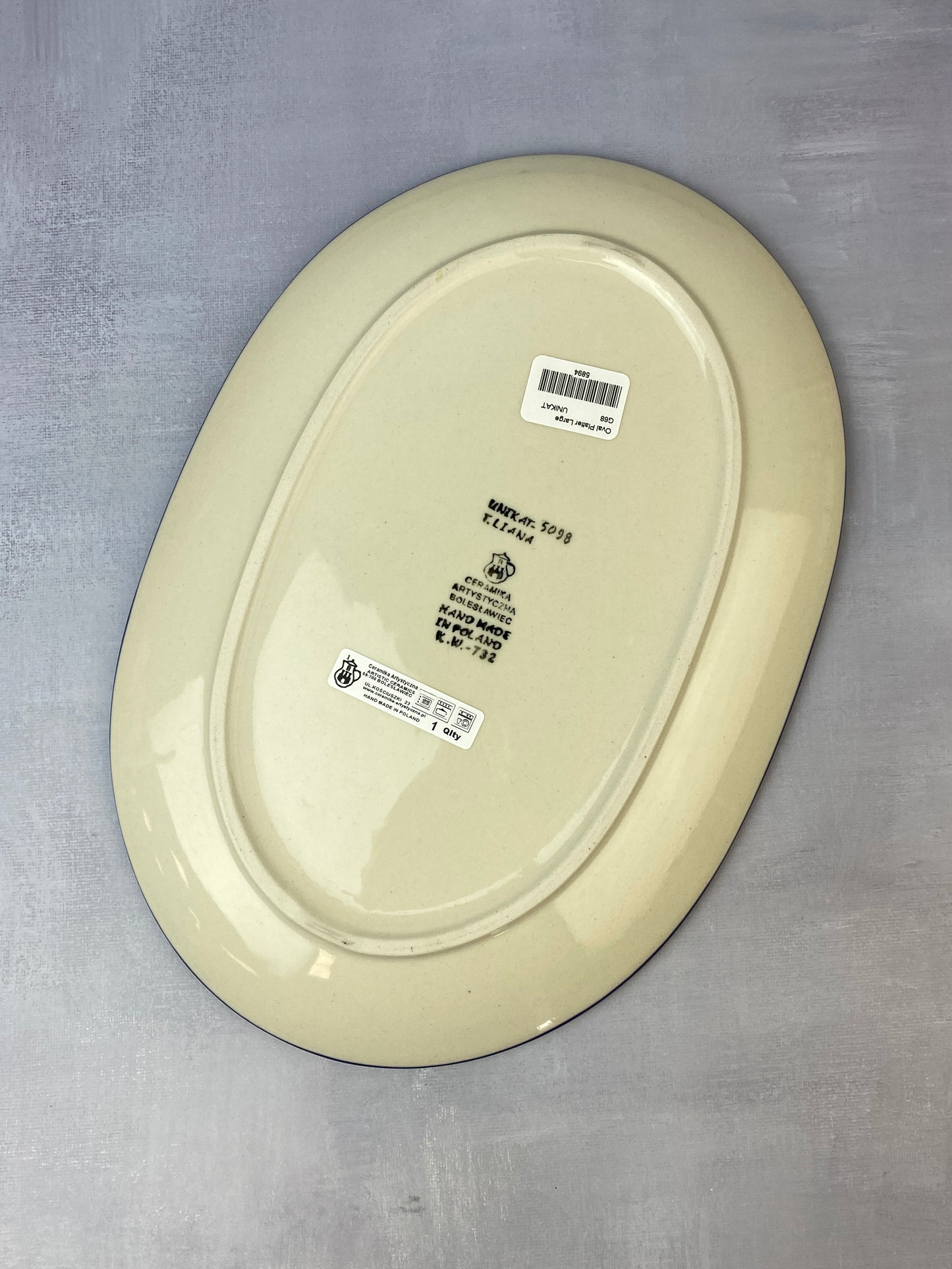 Unikat Oval Platter - Shape G68 - Pattern U5098