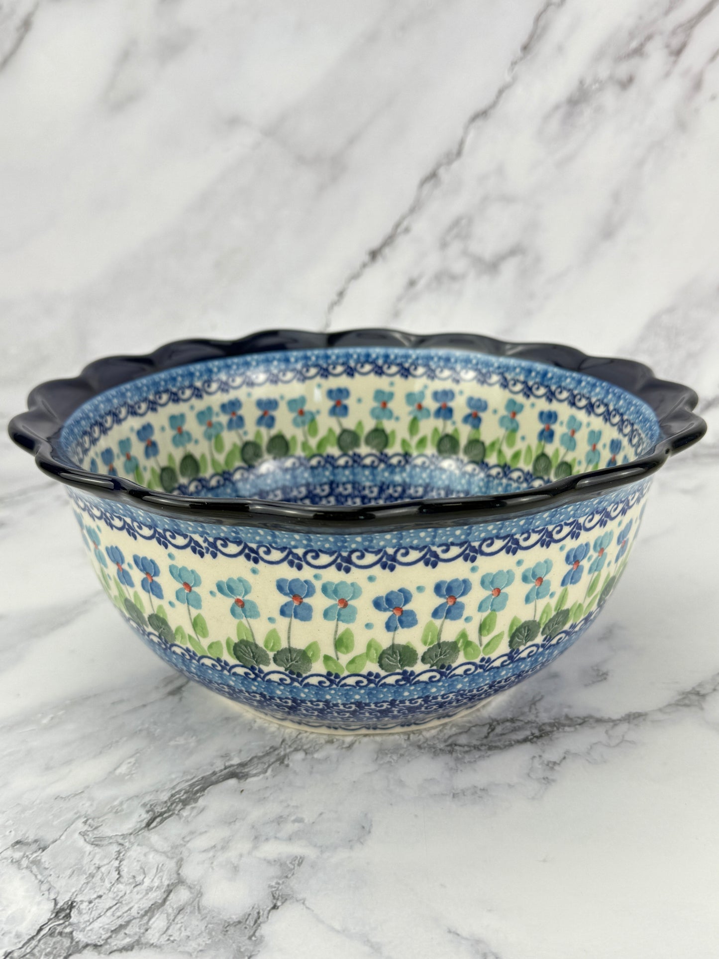 Large Ruffled Bowl - Shape 628 - Pattern 2668
