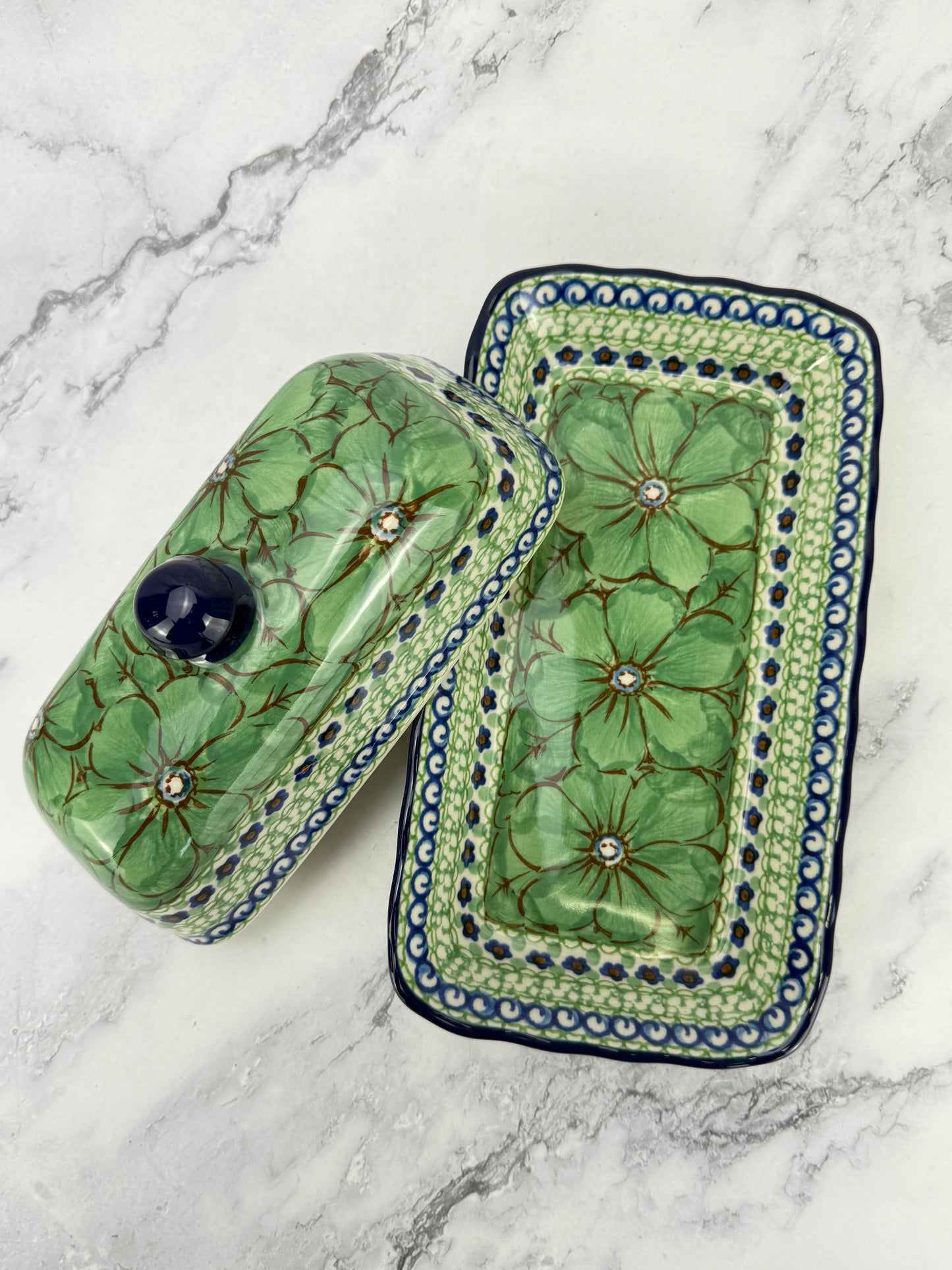 Fancy Unikat Butter Dish - Shape A65 - Pattern U408D