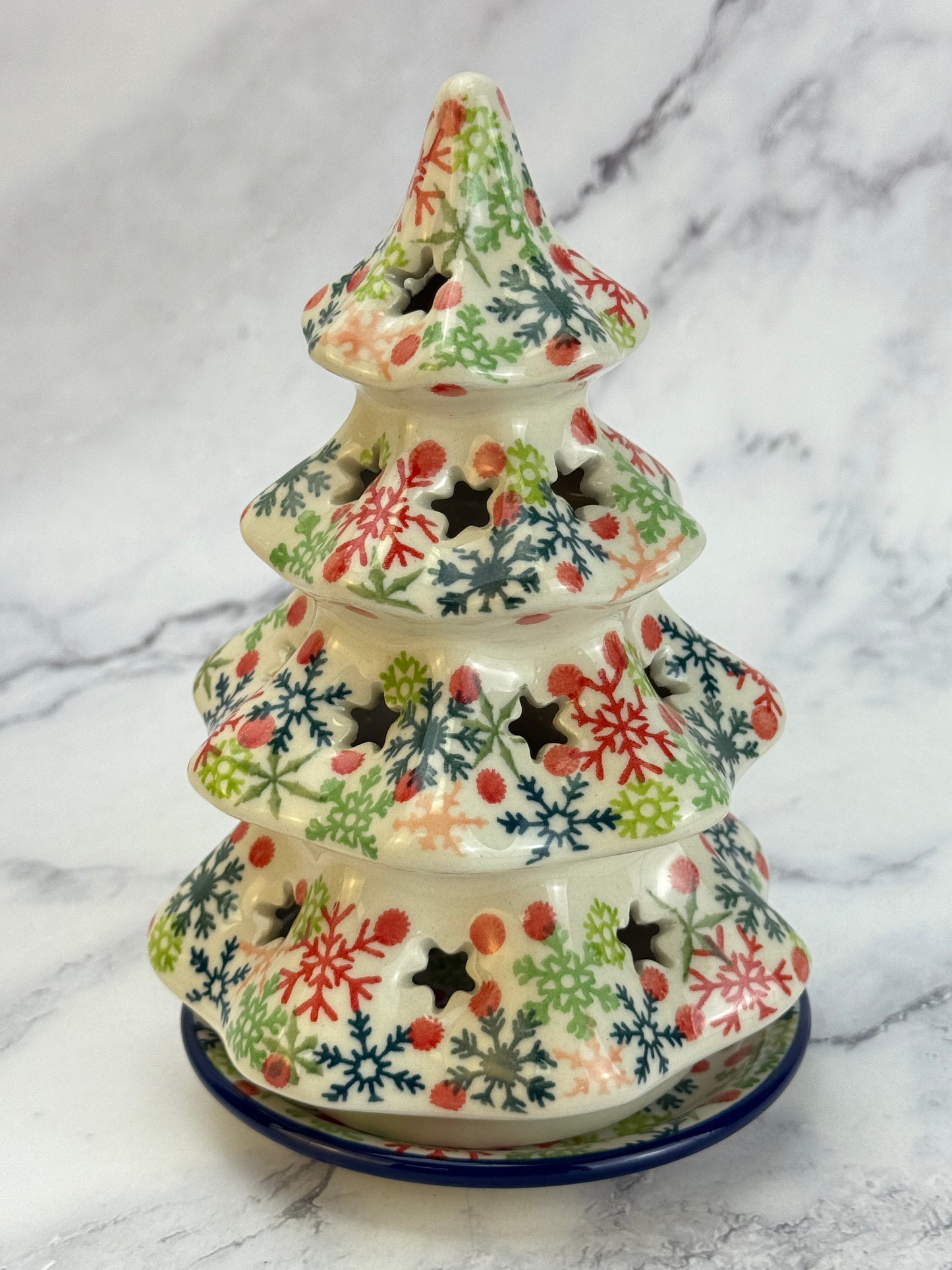 Medium Unikat Christmas Tree - Shape 513 - Pattern U5038