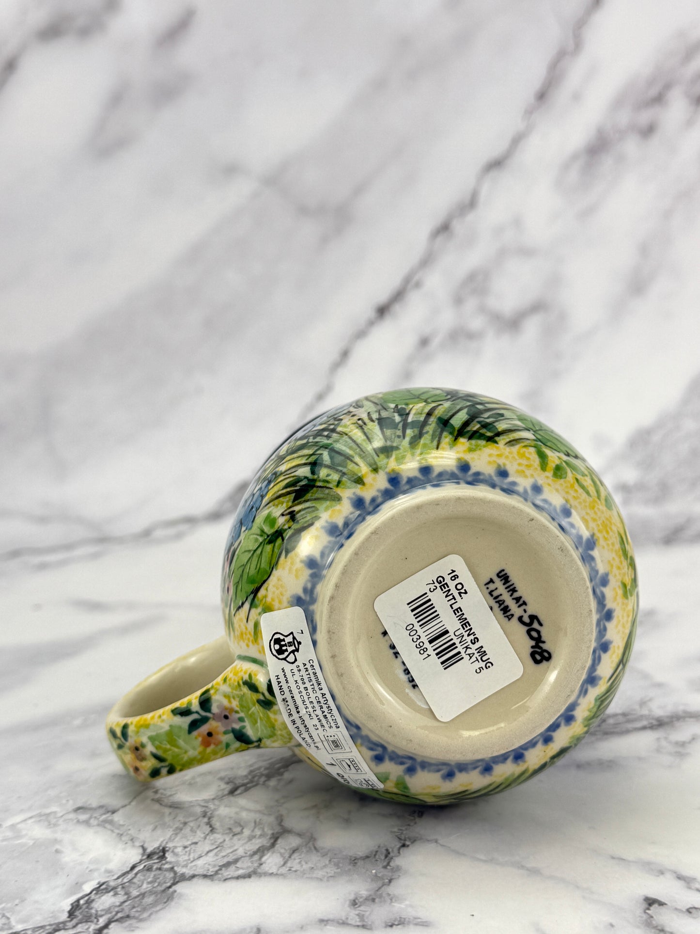 Large Unikat Bubble Mug 16oz - Shape 73 - Pattern U5048