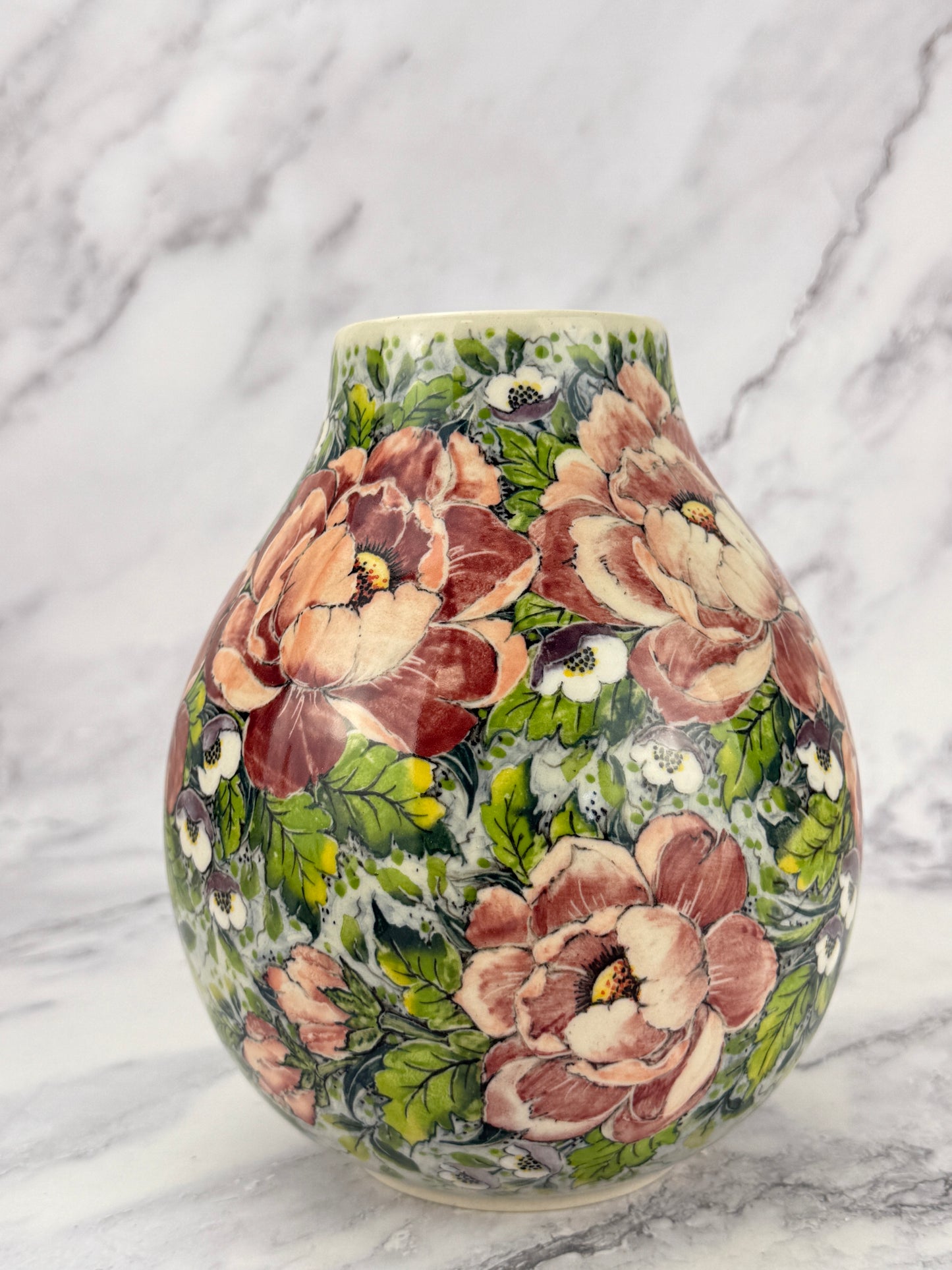 2025 Limited Edition Rounded Vase - Shape F15 - Krystyna Deptuła - L301