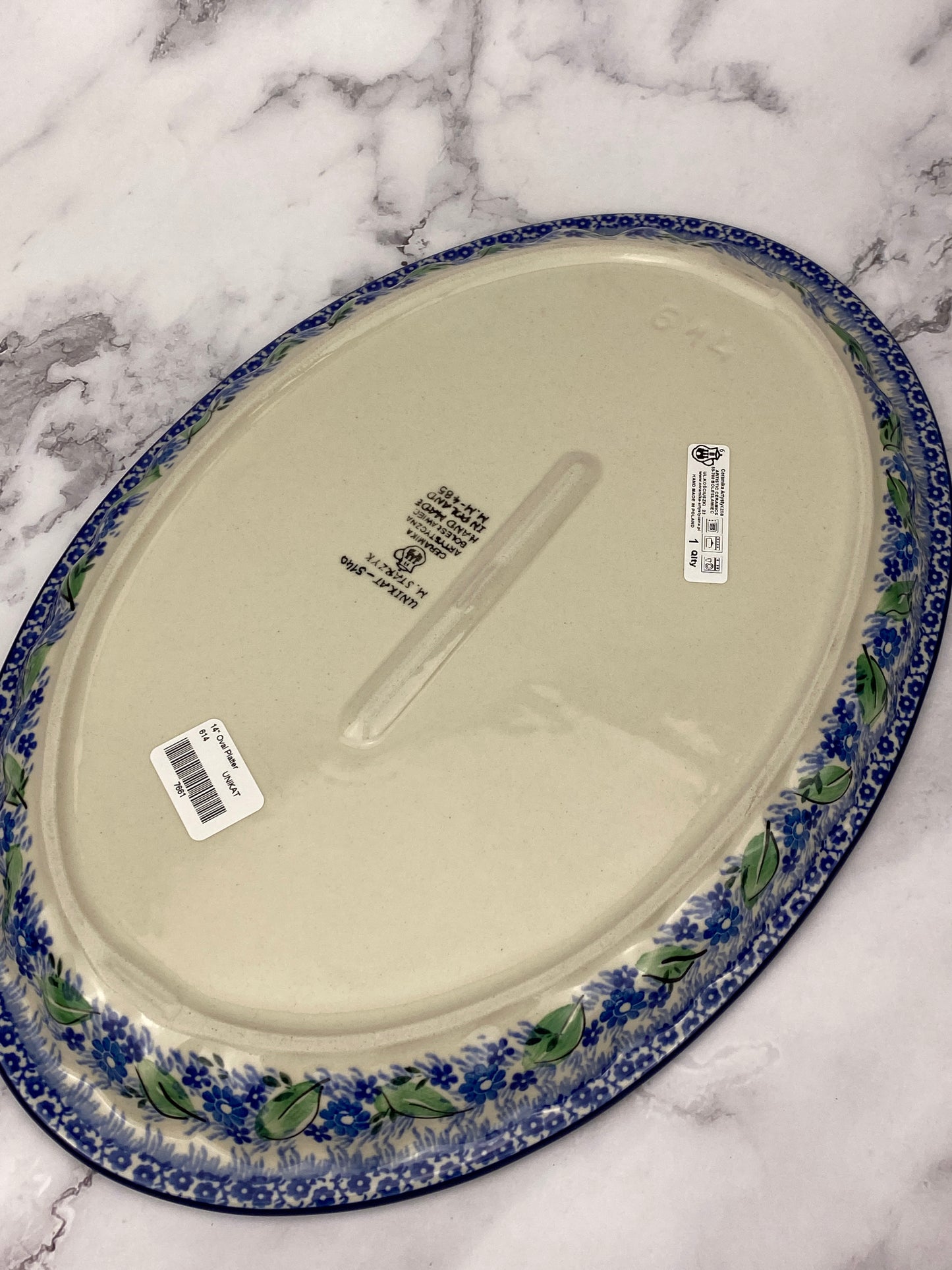 Unikat Oval Platter - Shape 614 - Pattern U5140