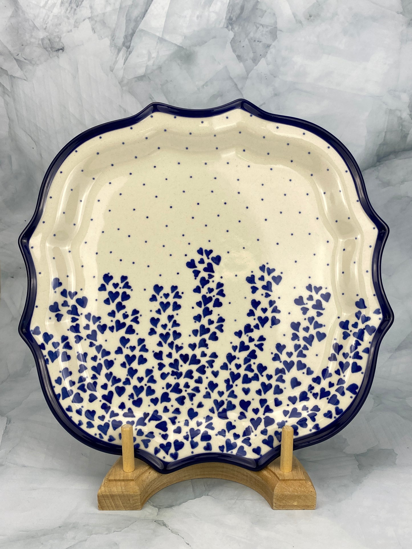 8 Pointed  Platter/ Plate - Shape 507 - Pattern 2876