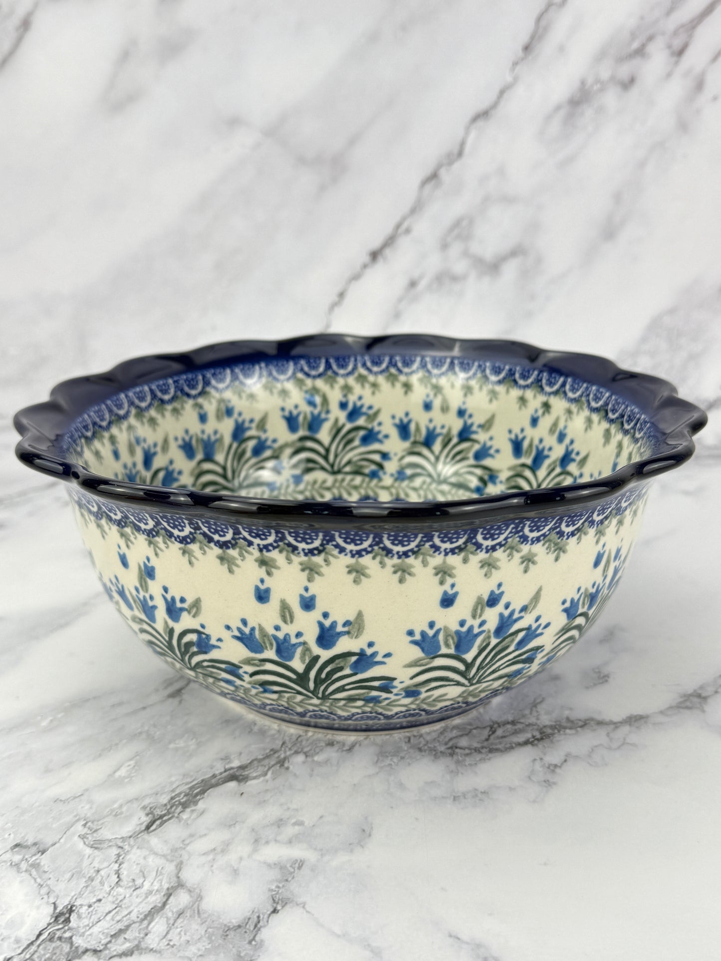 Large Ruffled Bowl - Shape 628 - Pattern 1432
