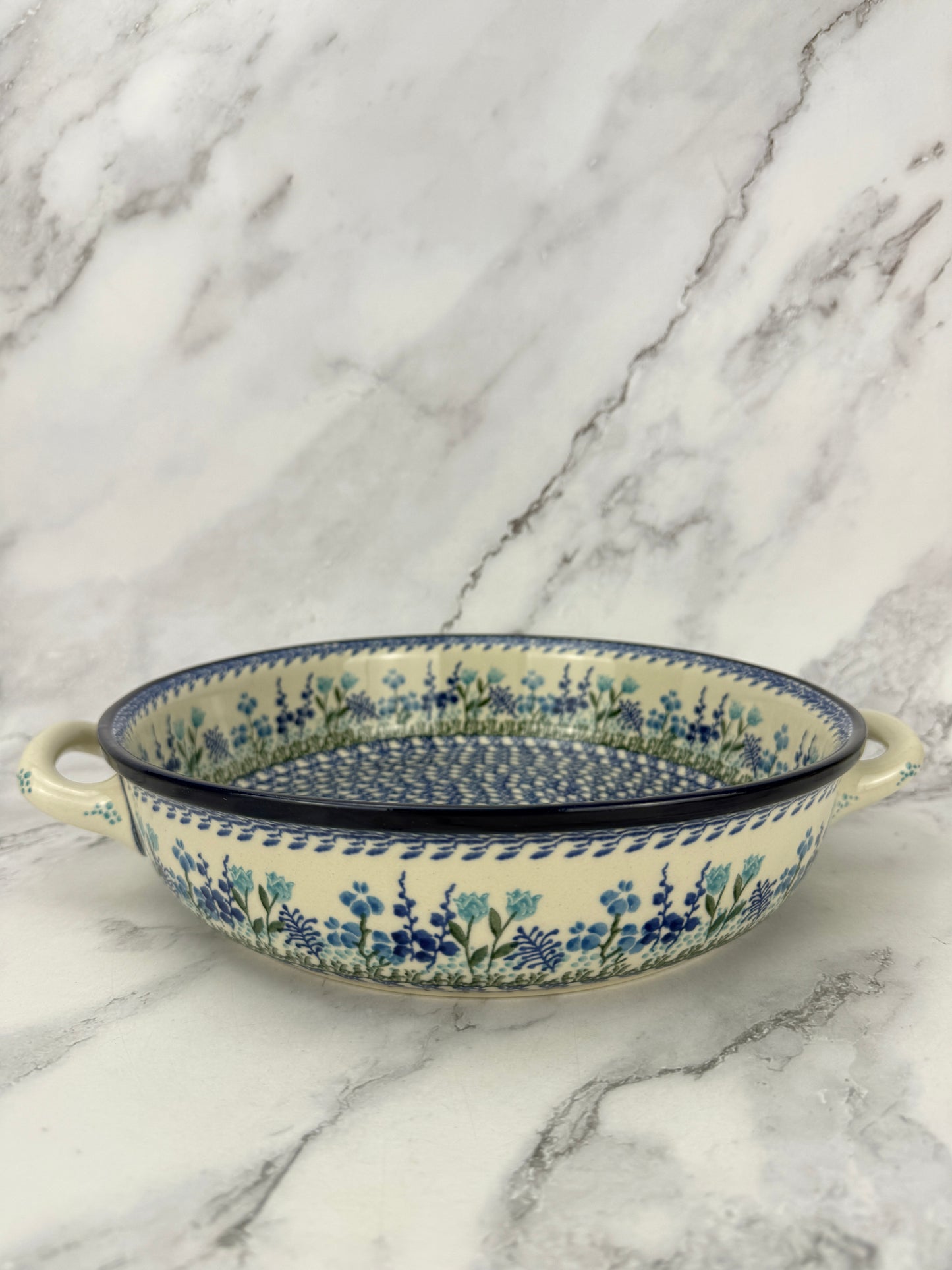 10" Round Baker With Handles - Shape 420 - Pattern 2898