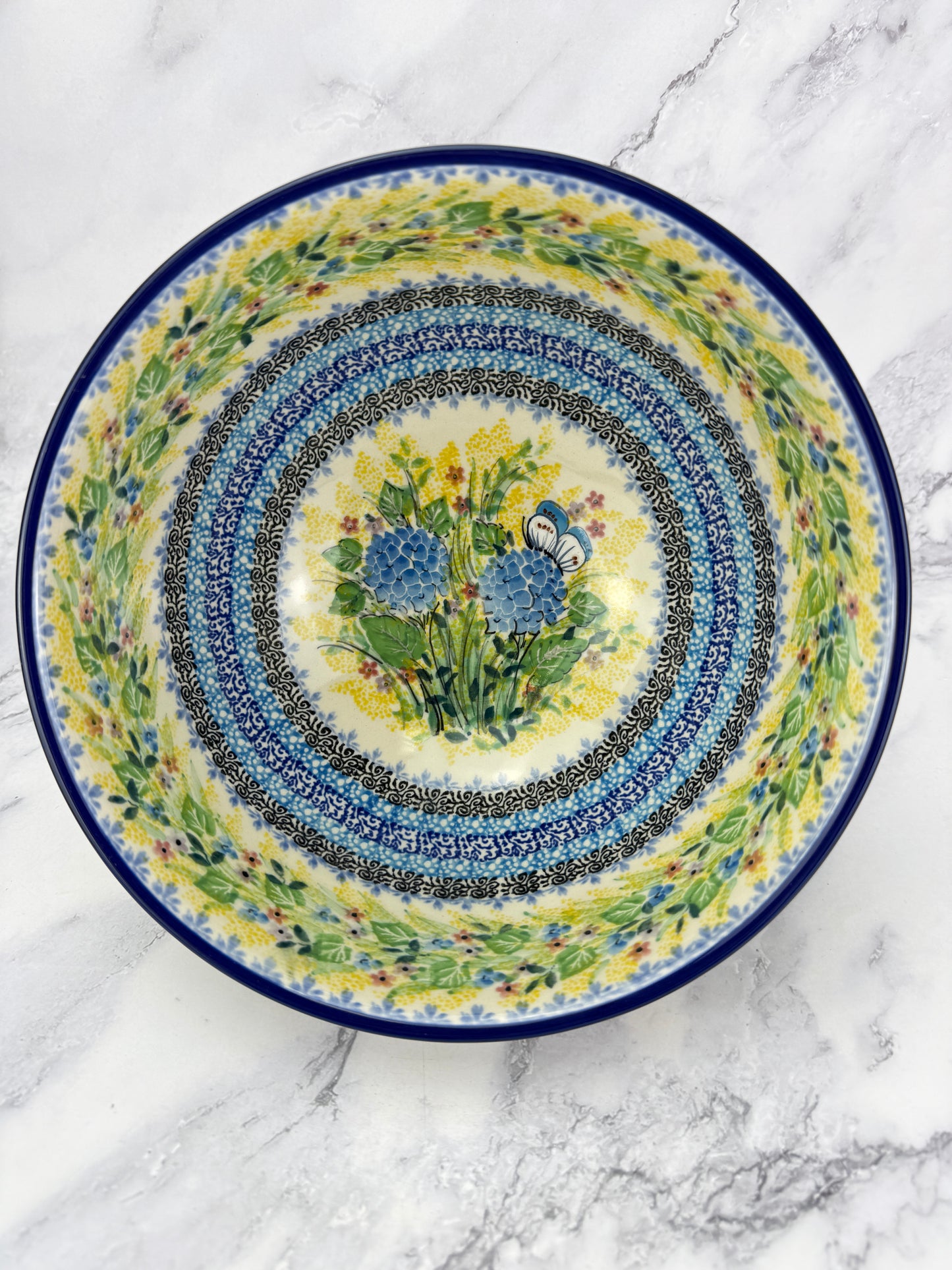 Unikat Pedestal Serving Bowl - Shape A14 - Pattern U5048