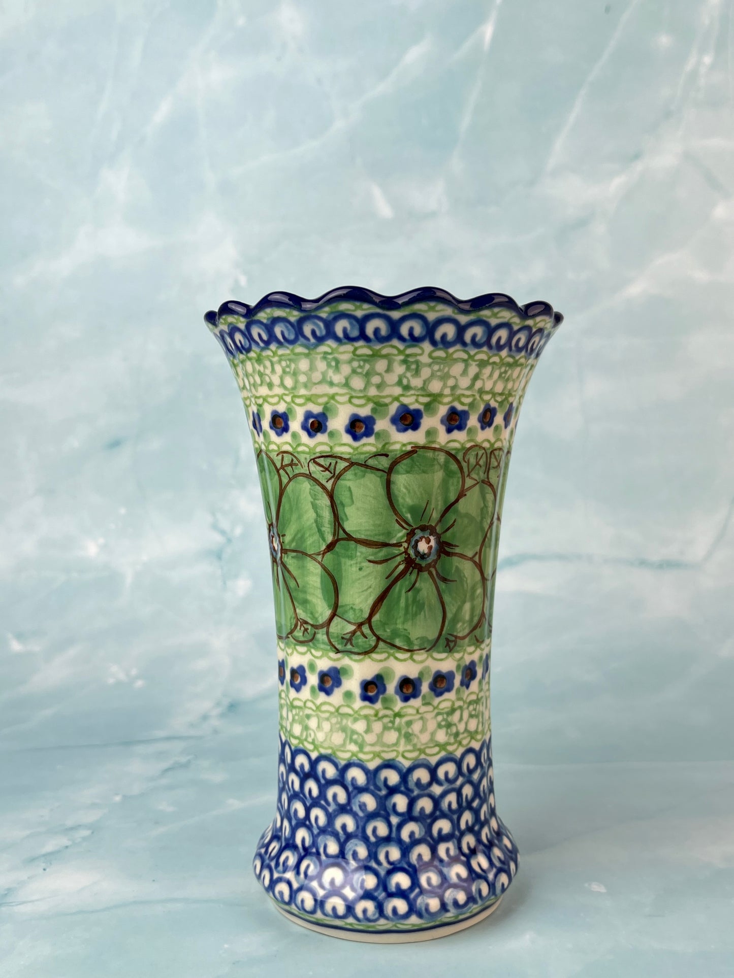 Ruffled Unikat Vase - Shape 50 - Pattern U408D