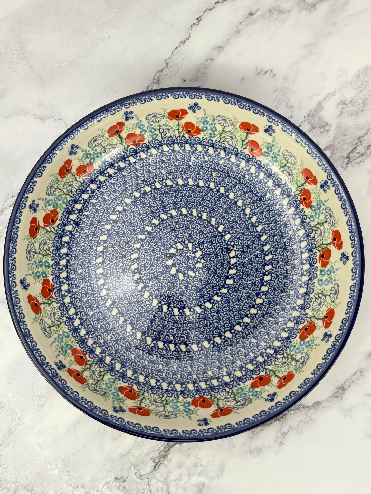 Pasta Server / Wide Shallow Bowl - Shape 115 - Pattern 2901