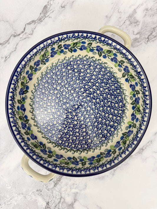 10" Round Baker With Handles - Shape 420 - Pattern 1416