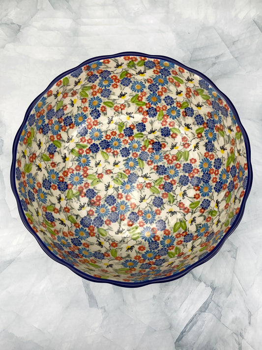 11" Wavy Unikat Serving Bowl - Shape 013 - Pattern U5158