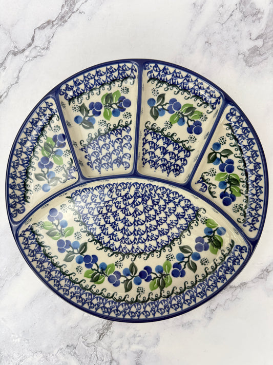 Large Divided Dish - Shape 498 - Pattern 1416