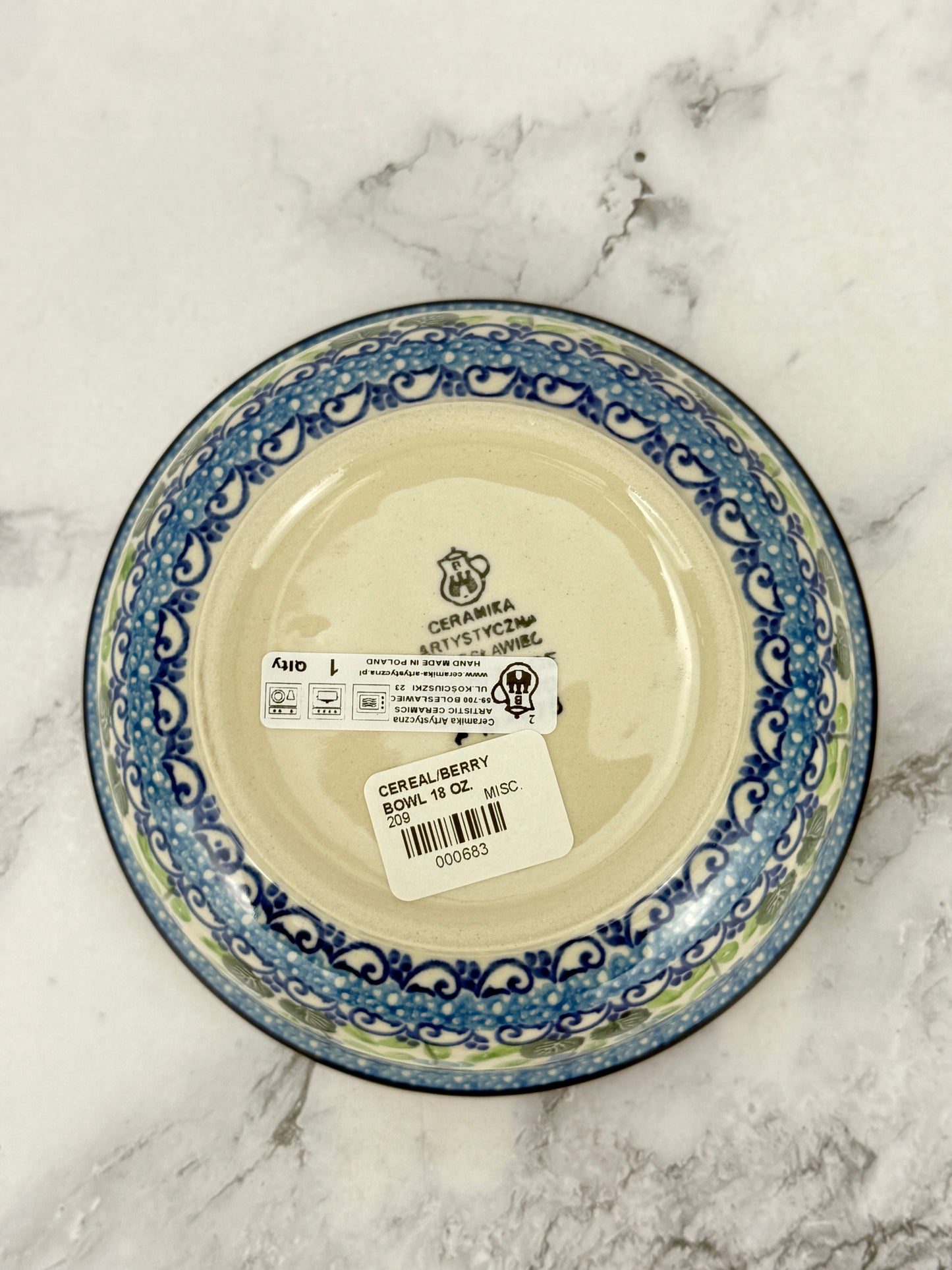 Cereal / Berry Bowl - Shape 209 - Pattern 2668