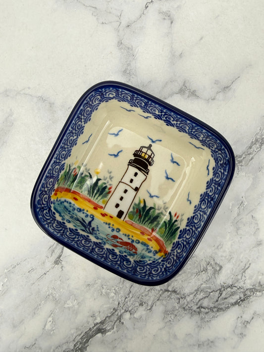 Small Unikat Square Ramekin/ Dish- Shape 428 - Pattern U5241