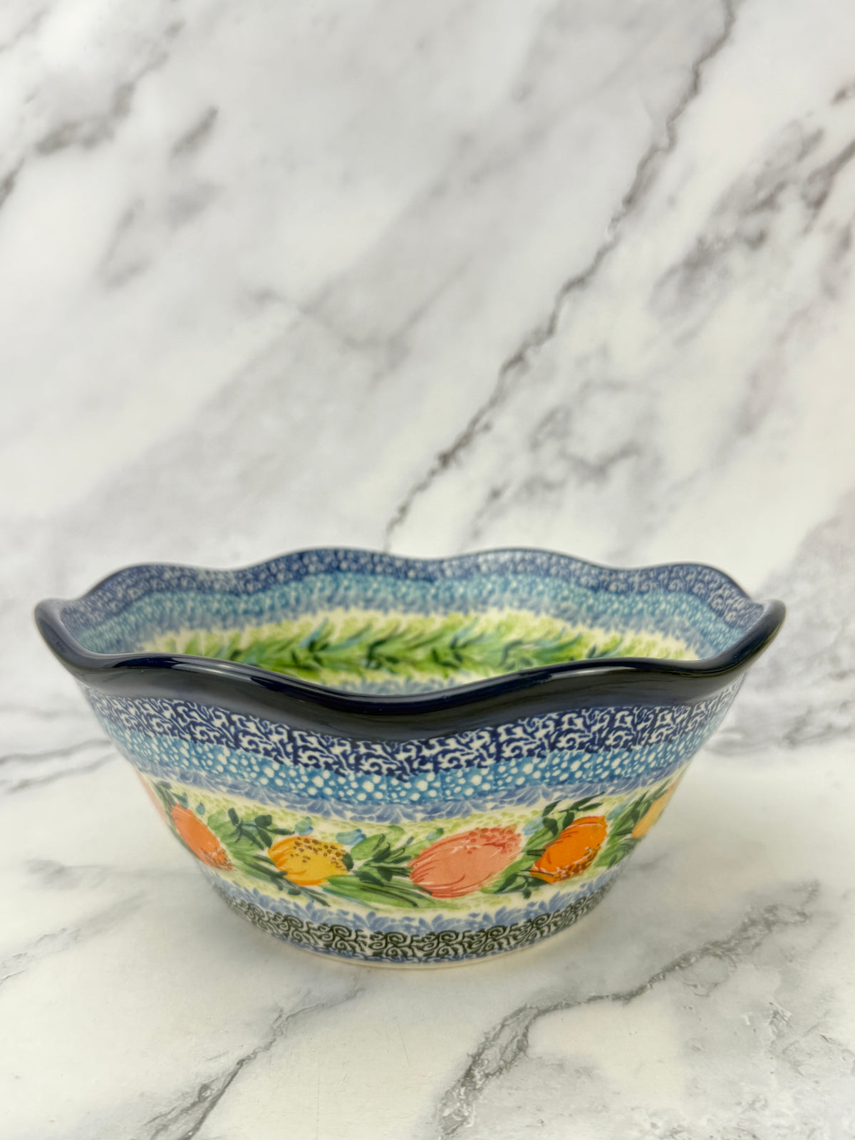 Small Wavy Unikat Bowl - Shape 691 - Pattern U5314