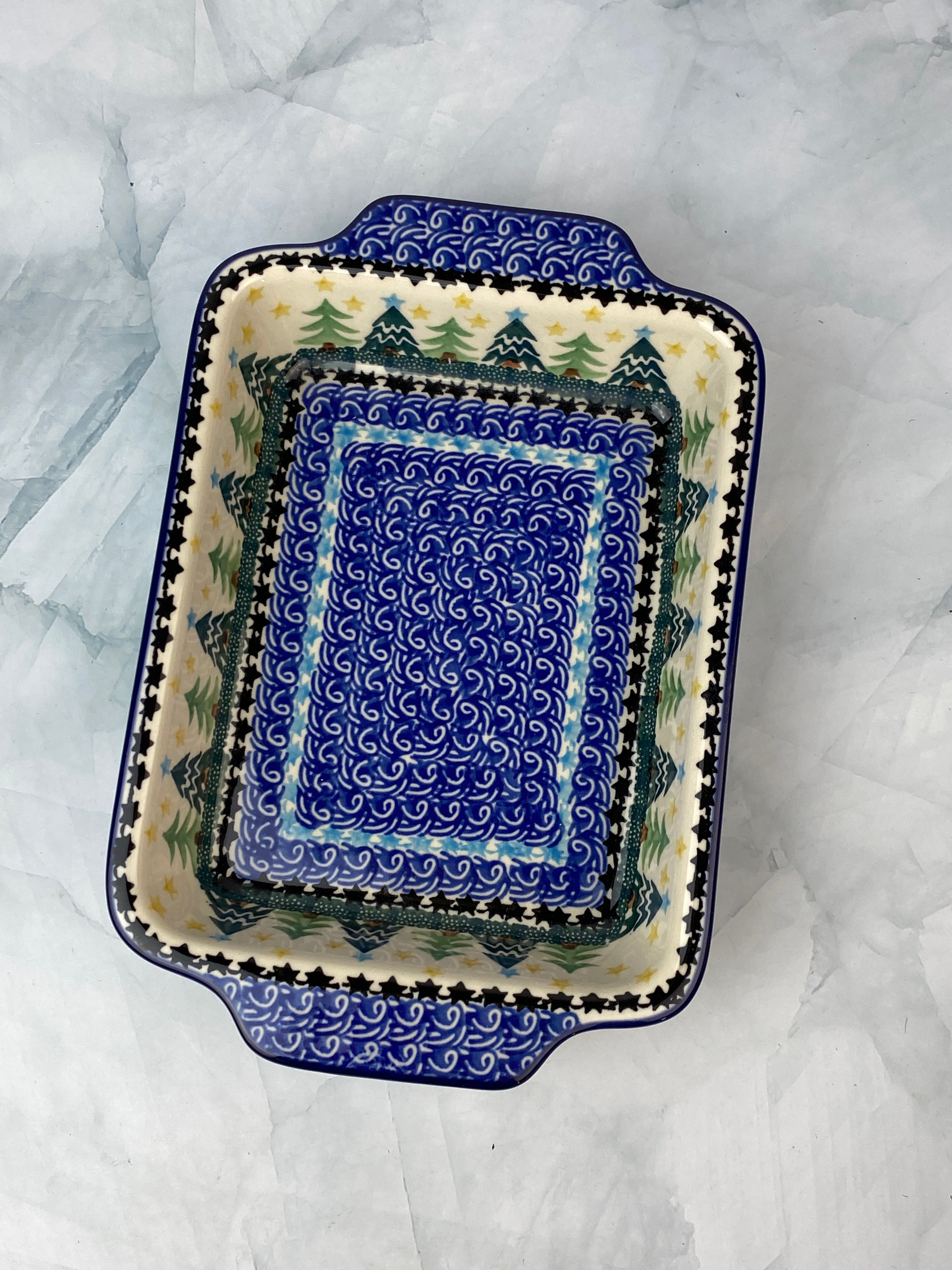 Rectangular Baker with Handles - Shape A84 - Pattern 1284 – Polish ...