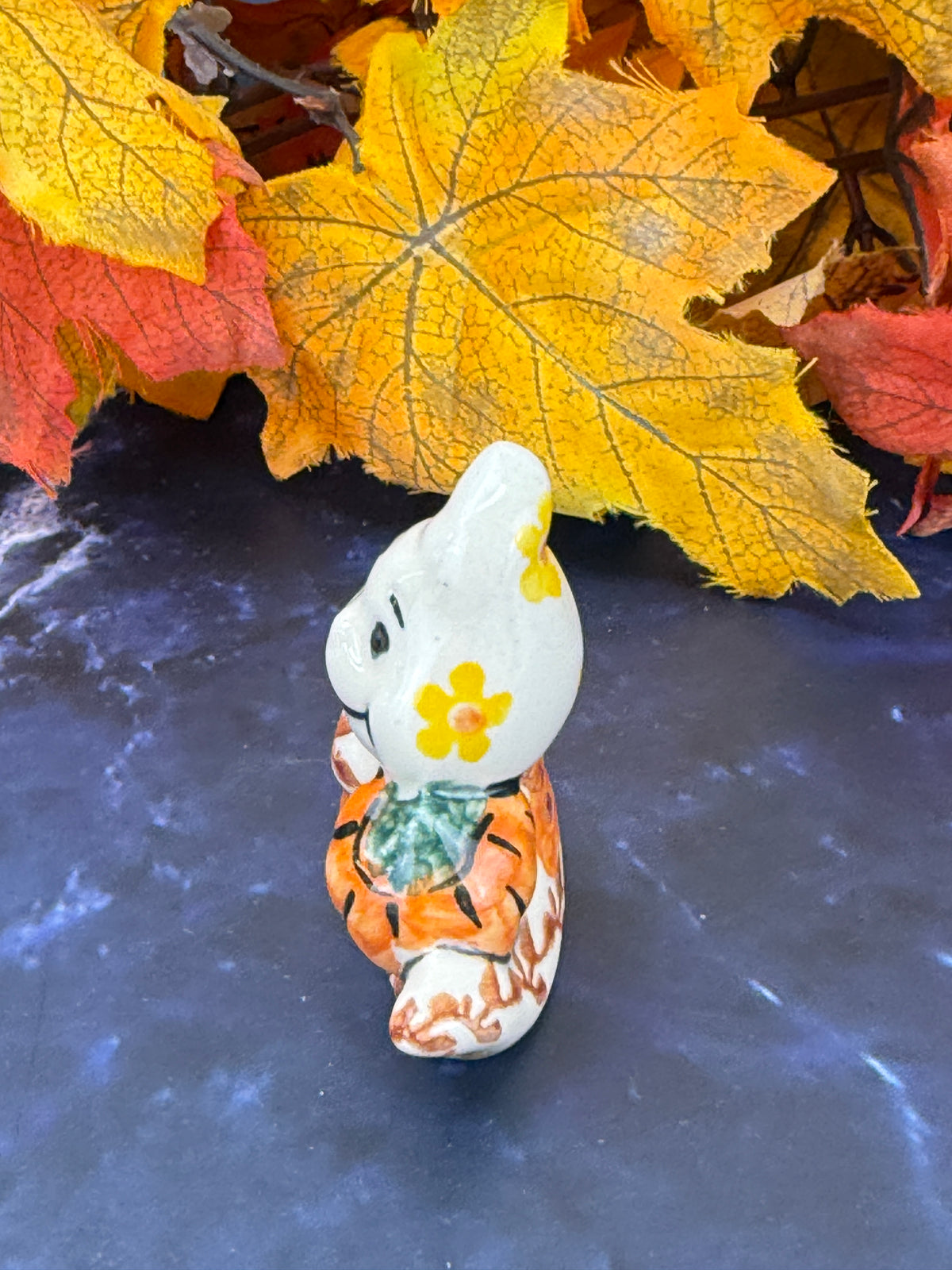 Vena Mini Ghost - Shape V616 - Orange & Yellow Flower