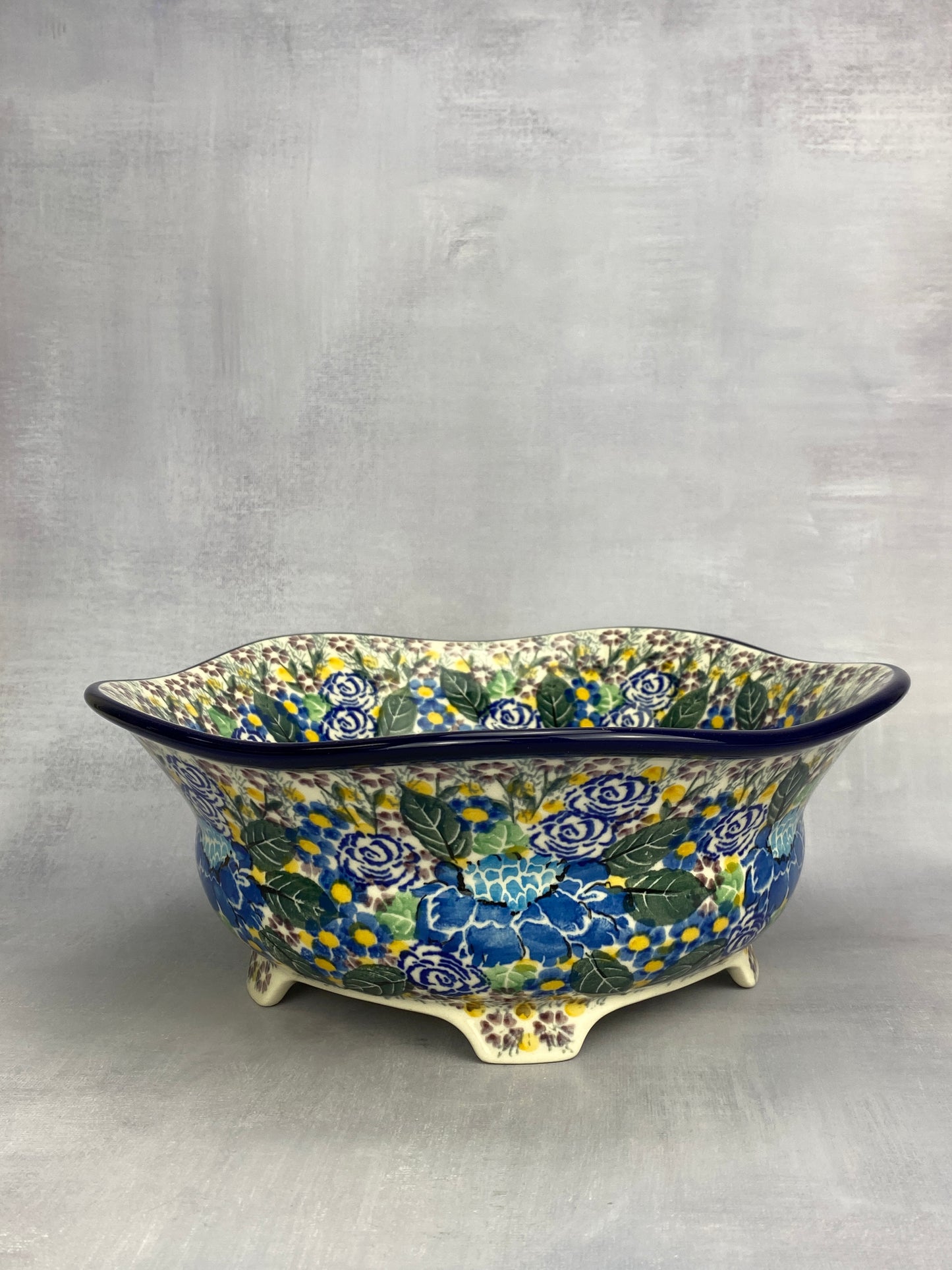 Footed Unikat Bowl - Shape A17 - Pattern U5139