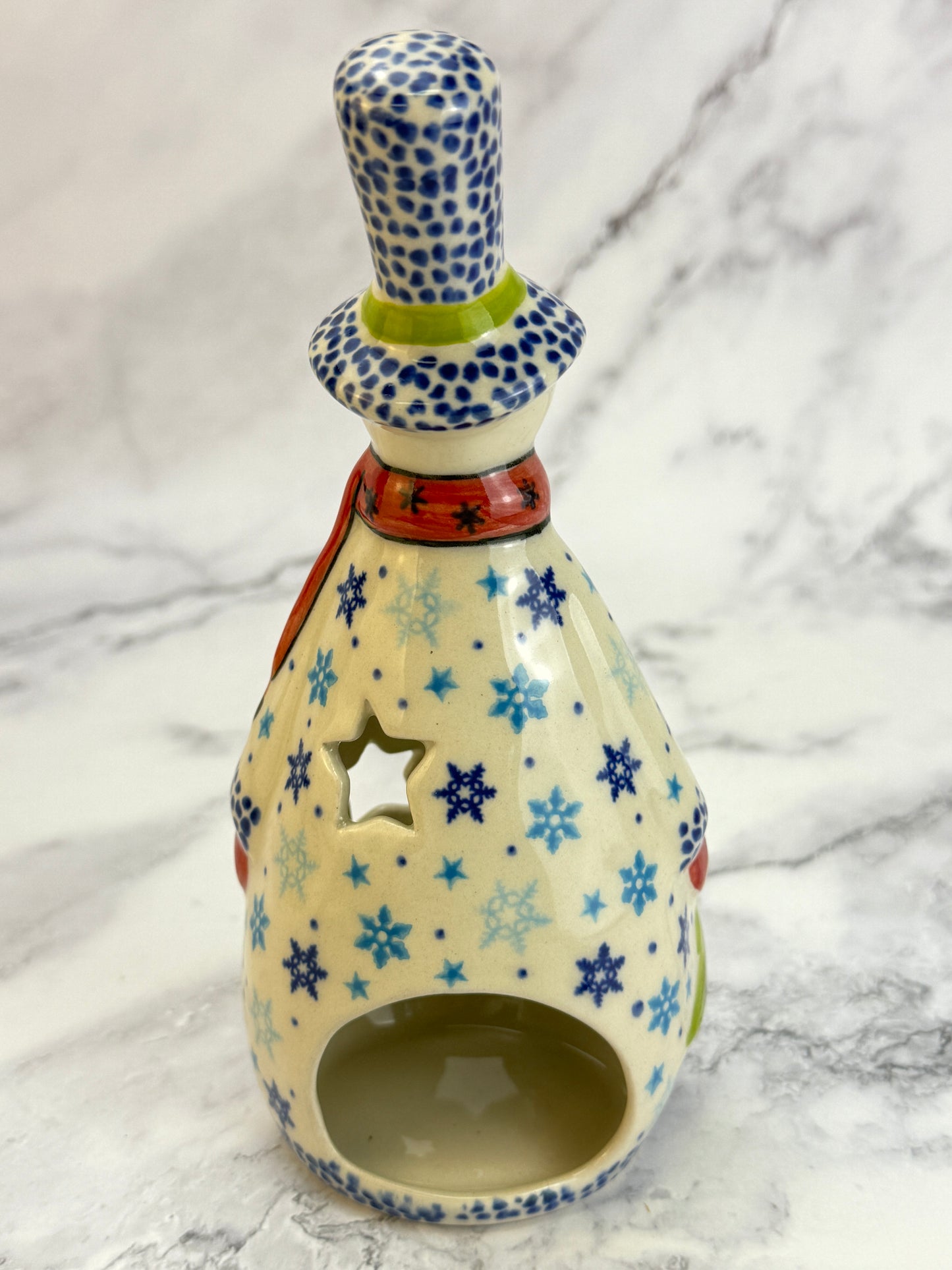 Vena Snowman With Tree - Shape V667 - Snowflake