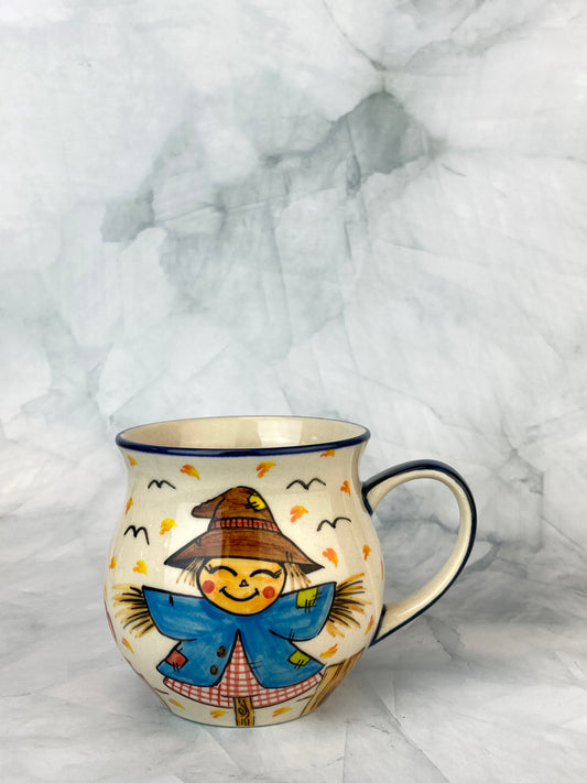 12oz Moja Blue Coat Scarecrow Mug