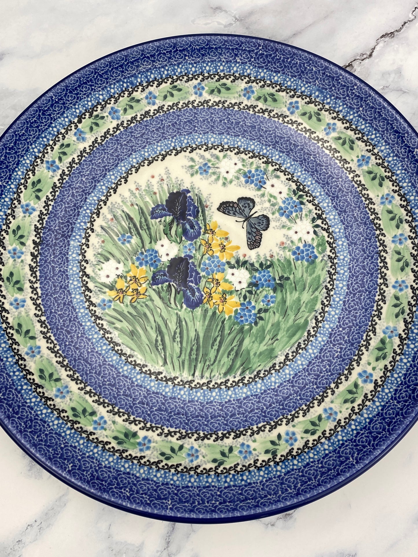 14" Round Unikat Platter - Shape 265 - Pattern U5132