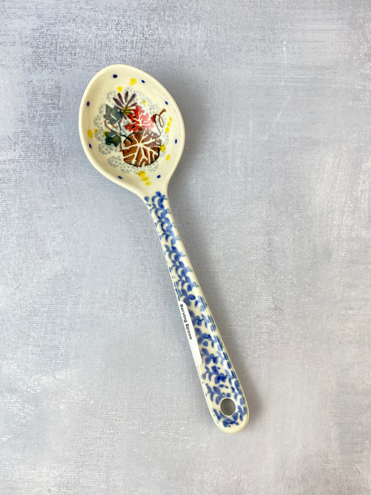 Small Unikat Serving Spoon - Shape 591 - Pattern U4741