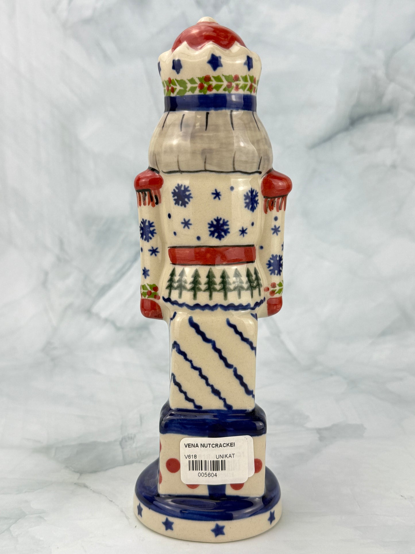 HOLIDAY SPECIAL Vena Nutcracker Figurine - Shape V618 - Gingerbread