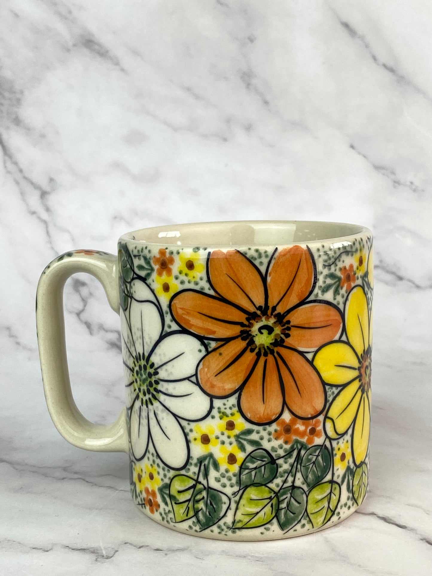 Vena Unikat 12oz Mug - Shape V055 - Pattern A551 Bright Flowers