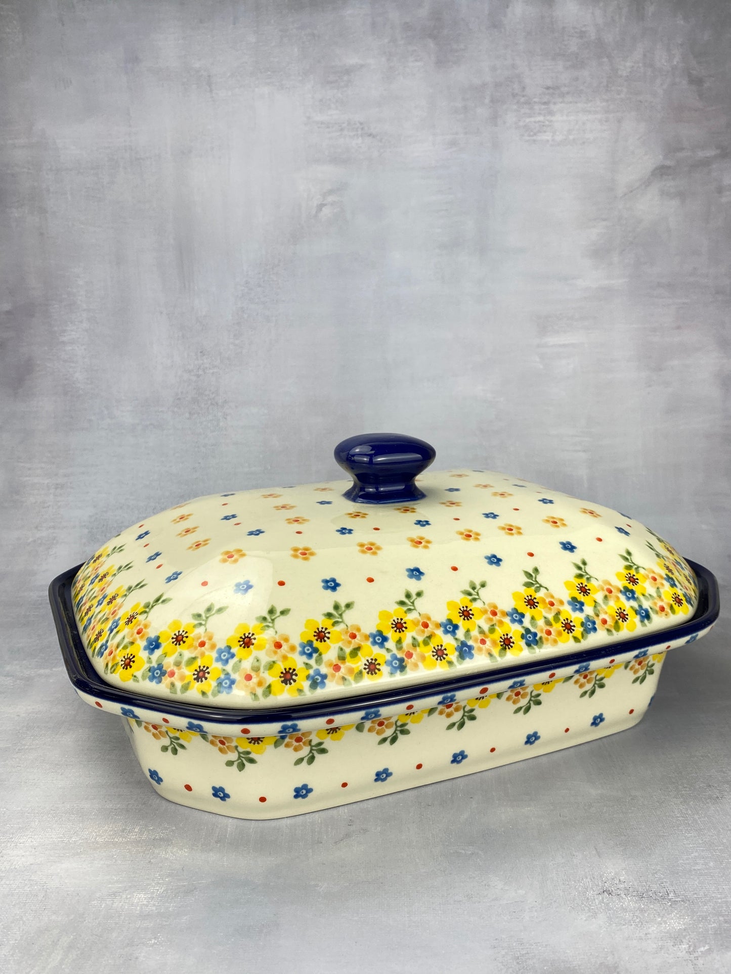 Rectangular Covered Baker - Shape 665 - Pattern 2225