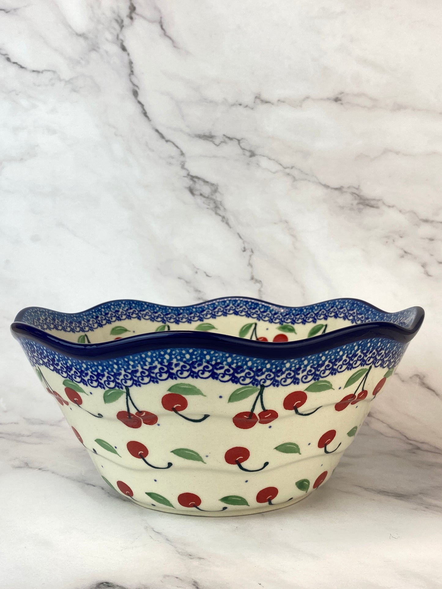 Large Wavy Serving Bowl - Shape 692 - Pattern 2715