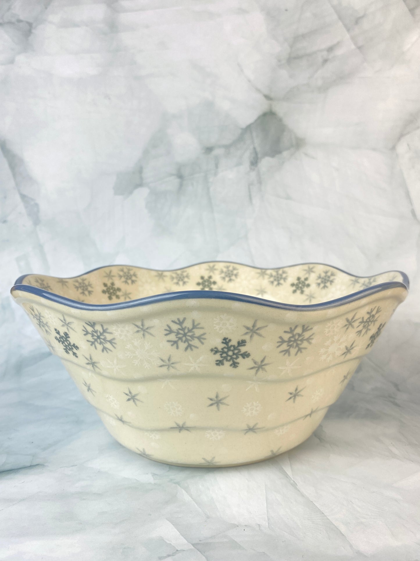 Large Wavy Serving Bowl - Shape 692 - Pattern 2712