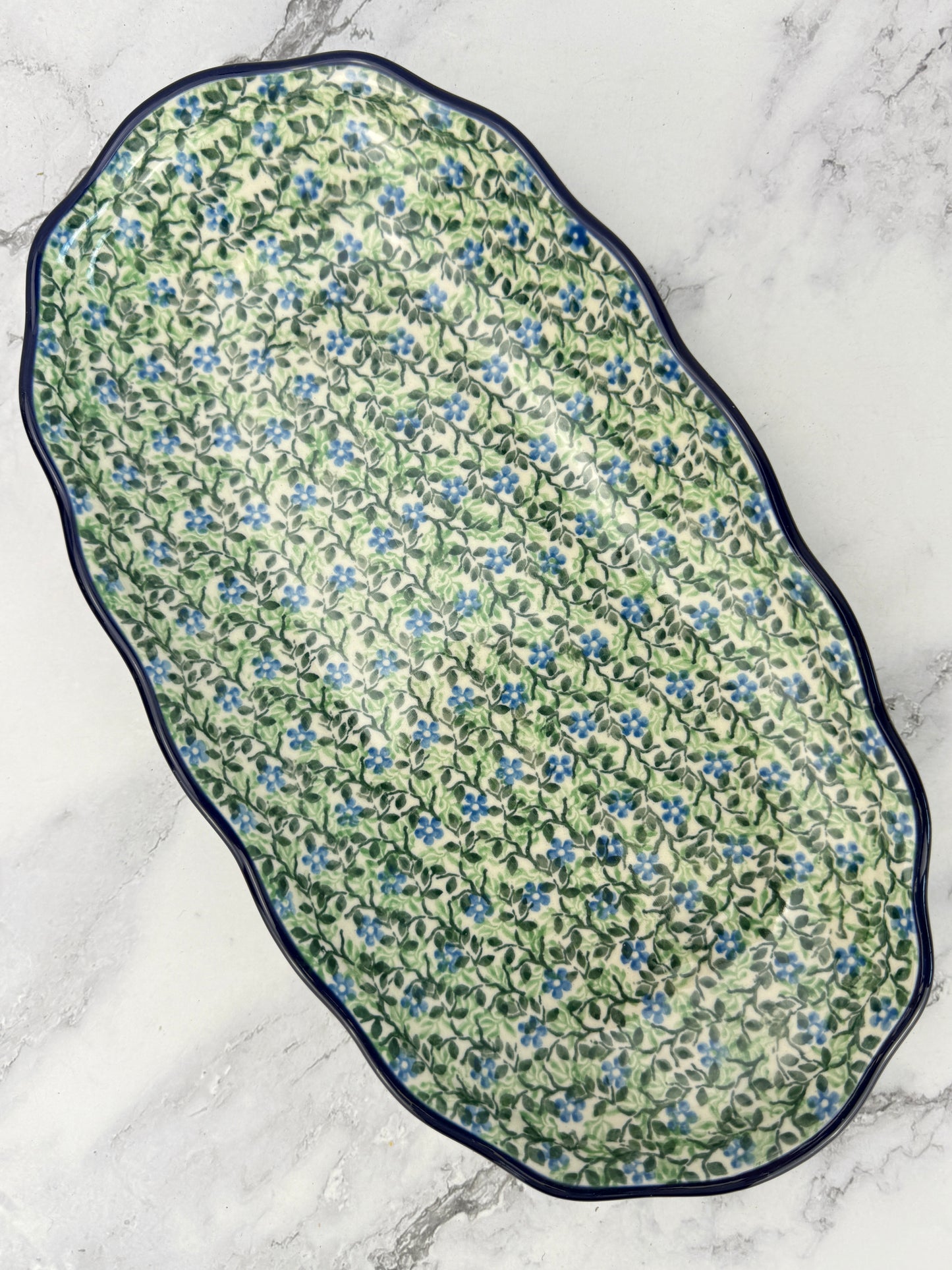 Scalloped Tray - Shape A42 - Pattern 2349