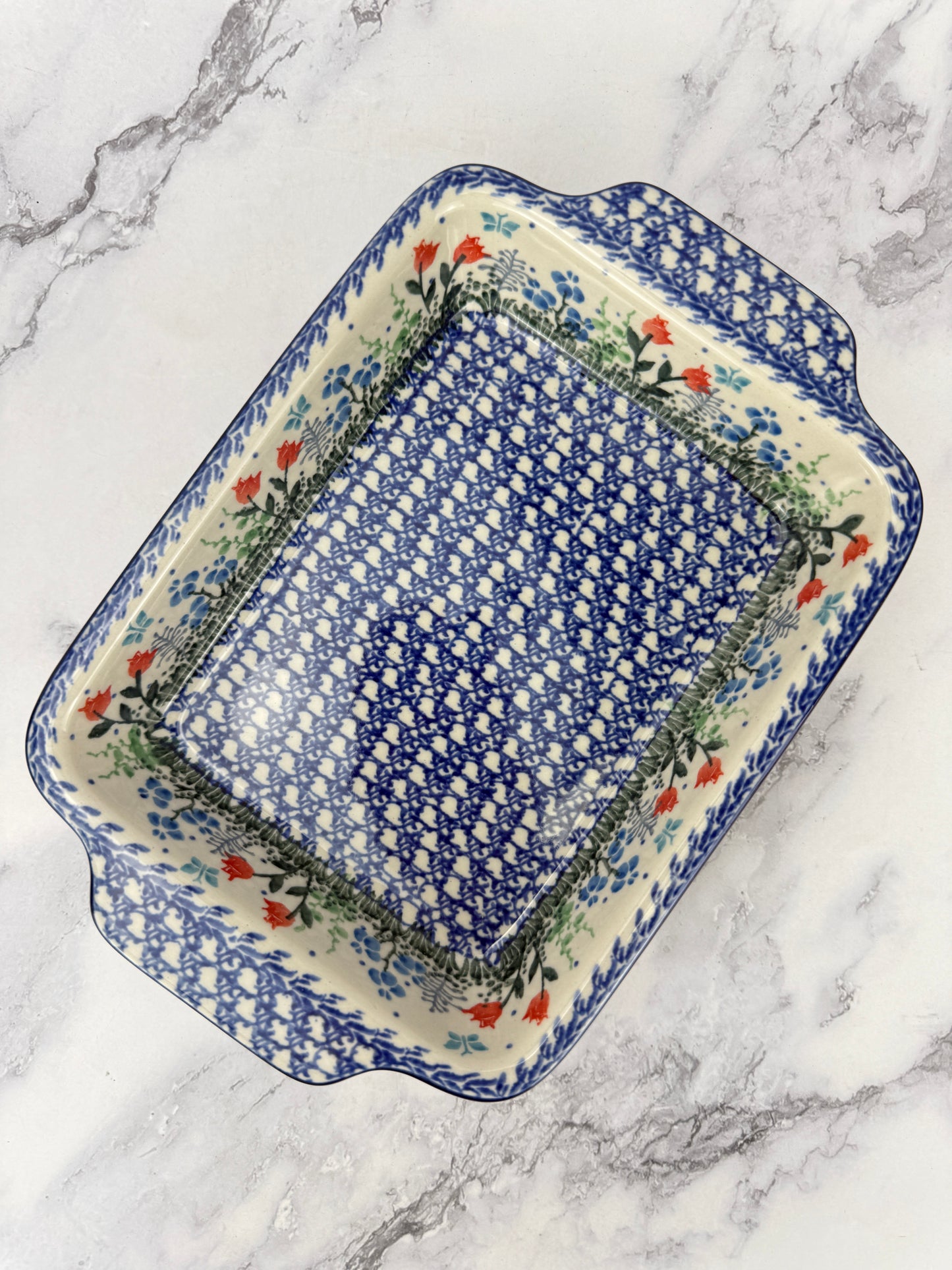 Rectangular Baker with Handles - Shape A84 - Pattern 2903