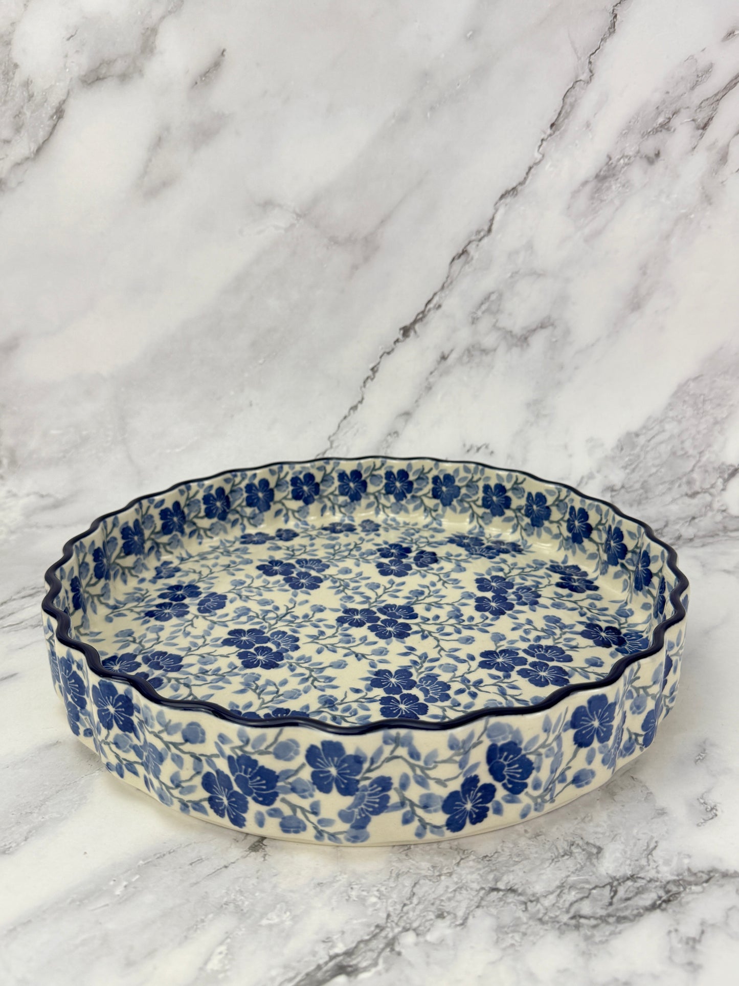 XL Ruffled Quiche - Shape D77 - Pattern 3428