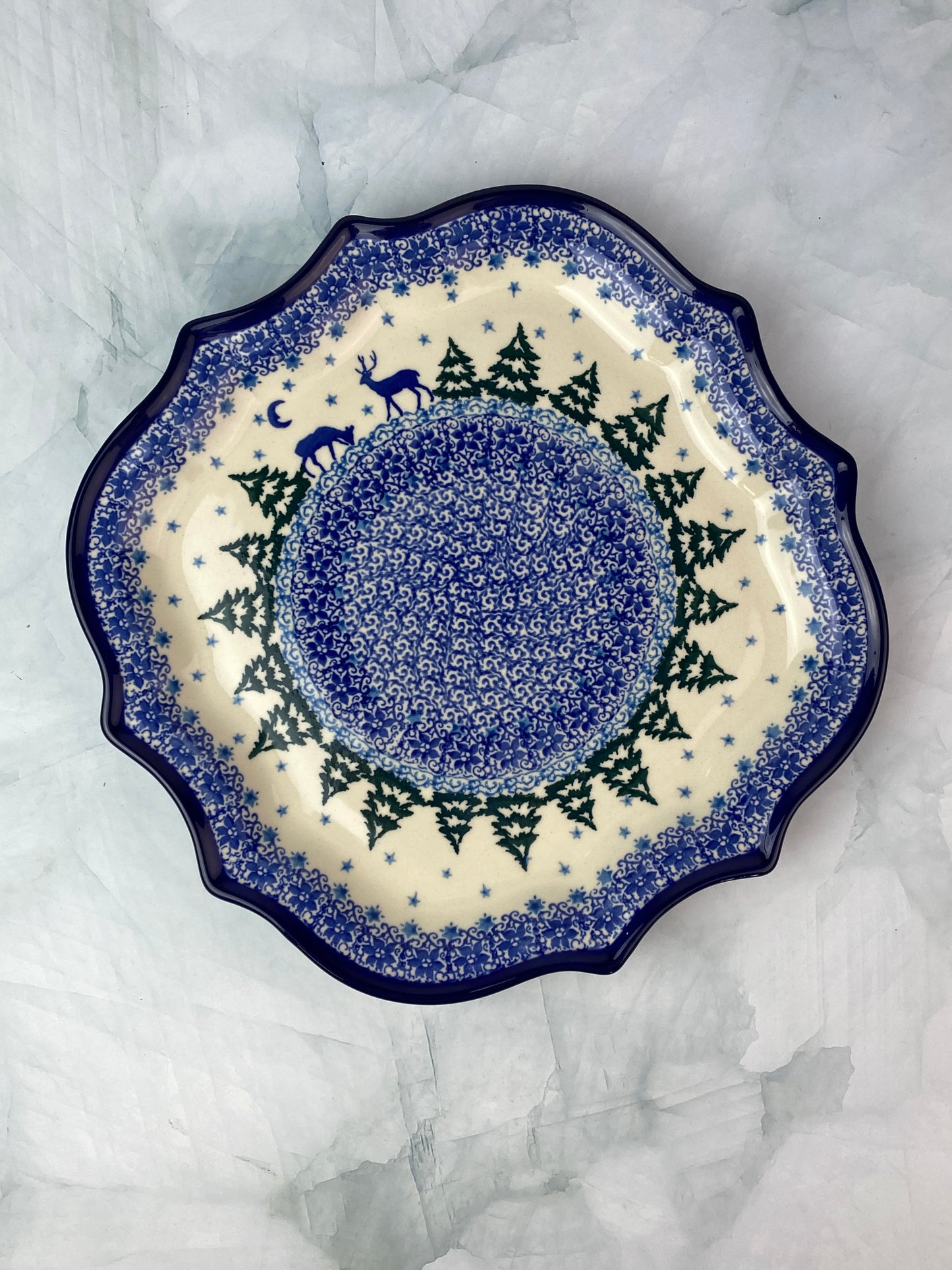 8 Pointed  Platter/ Plate - Shape 507 - Pattern 2822