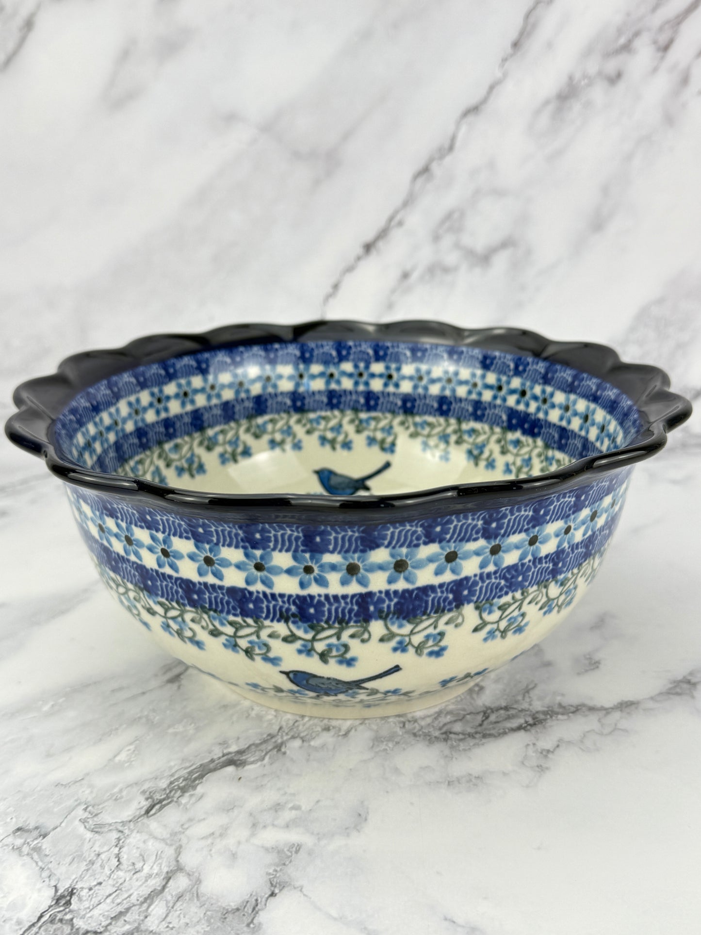 Large Ruffled Bowl - Shape 628 - Pattern 1932