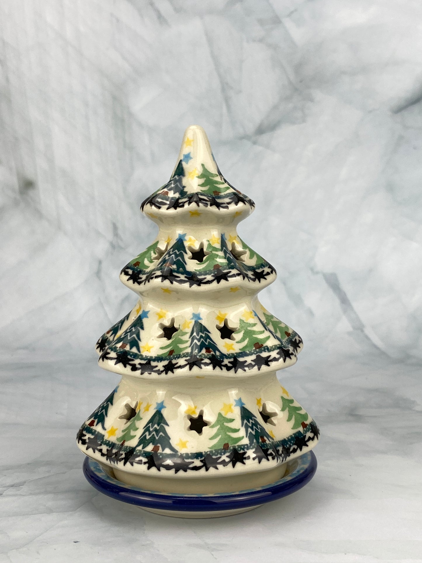 Small 6" Christmas Tree - Shape 512 - Pattern 1284