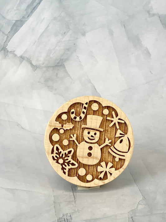 Christmas Cookie Stamp - Snowman