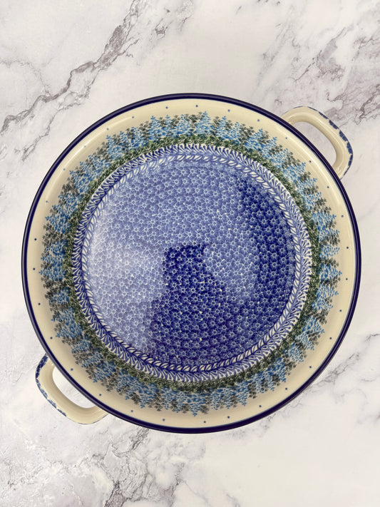 10" Round Baker With Handles - Shape 420 - Pattern 3279
